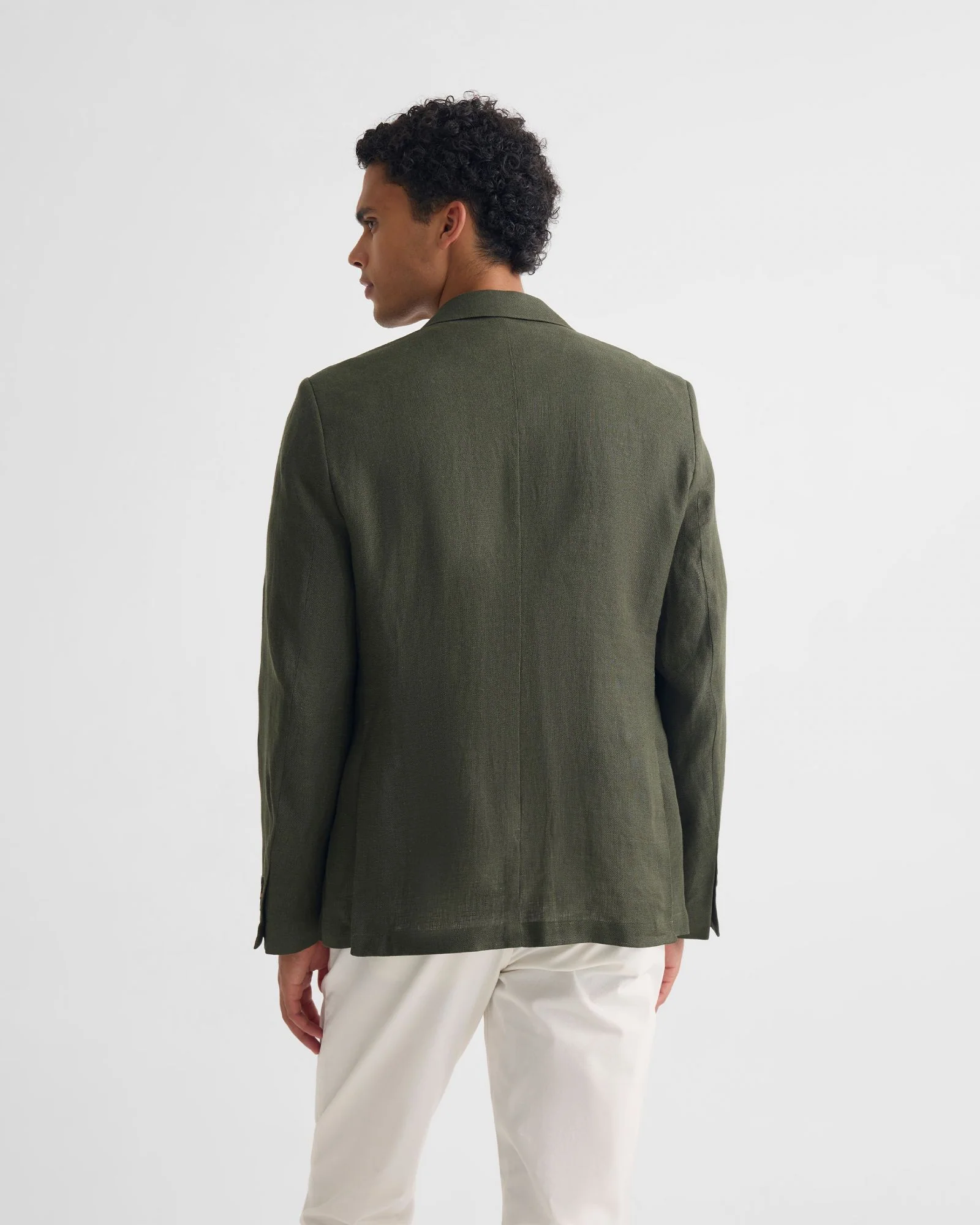3 Button Linen Milton Blazer - Image 11