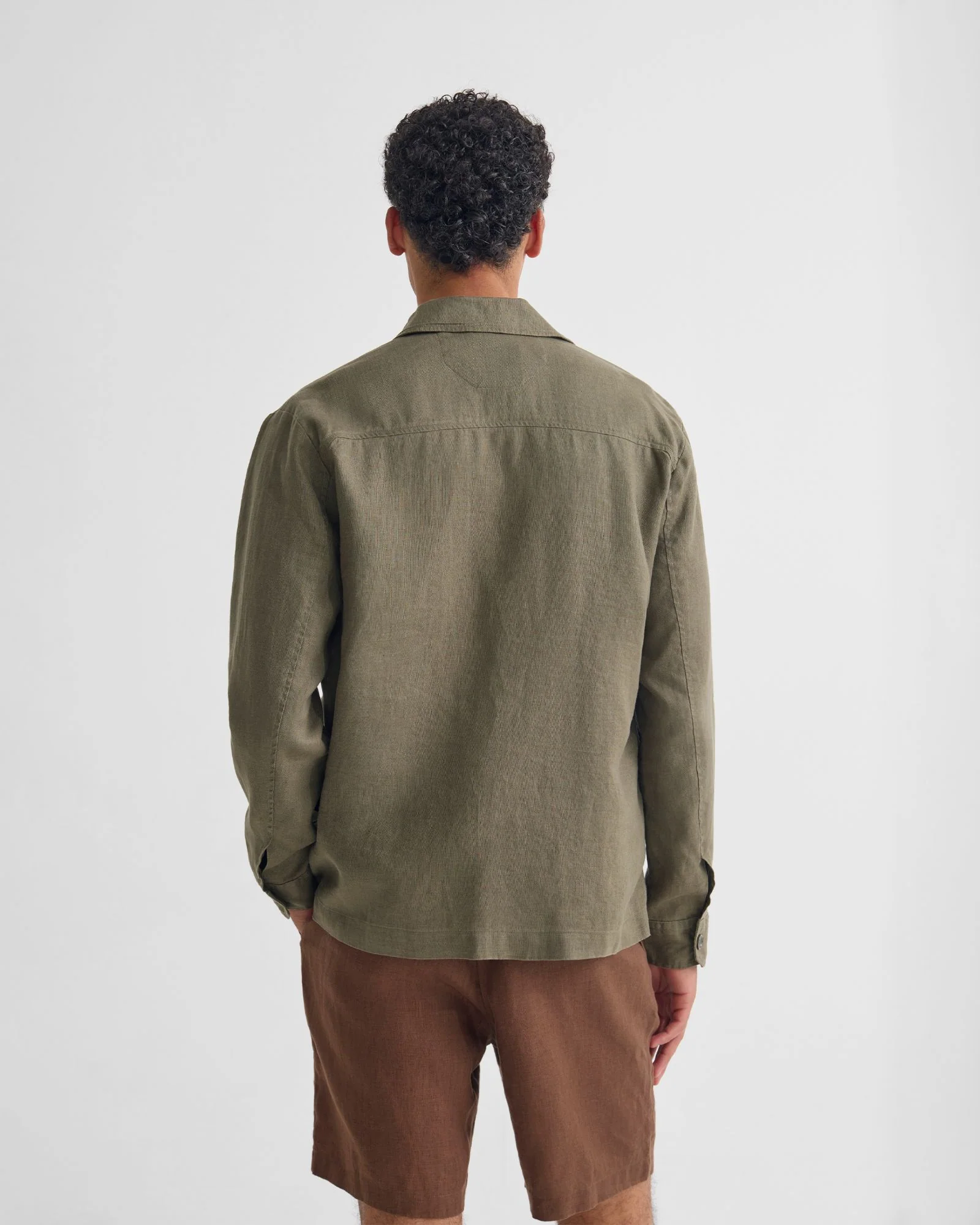 Adem Linen Zip Bomber - Image 11