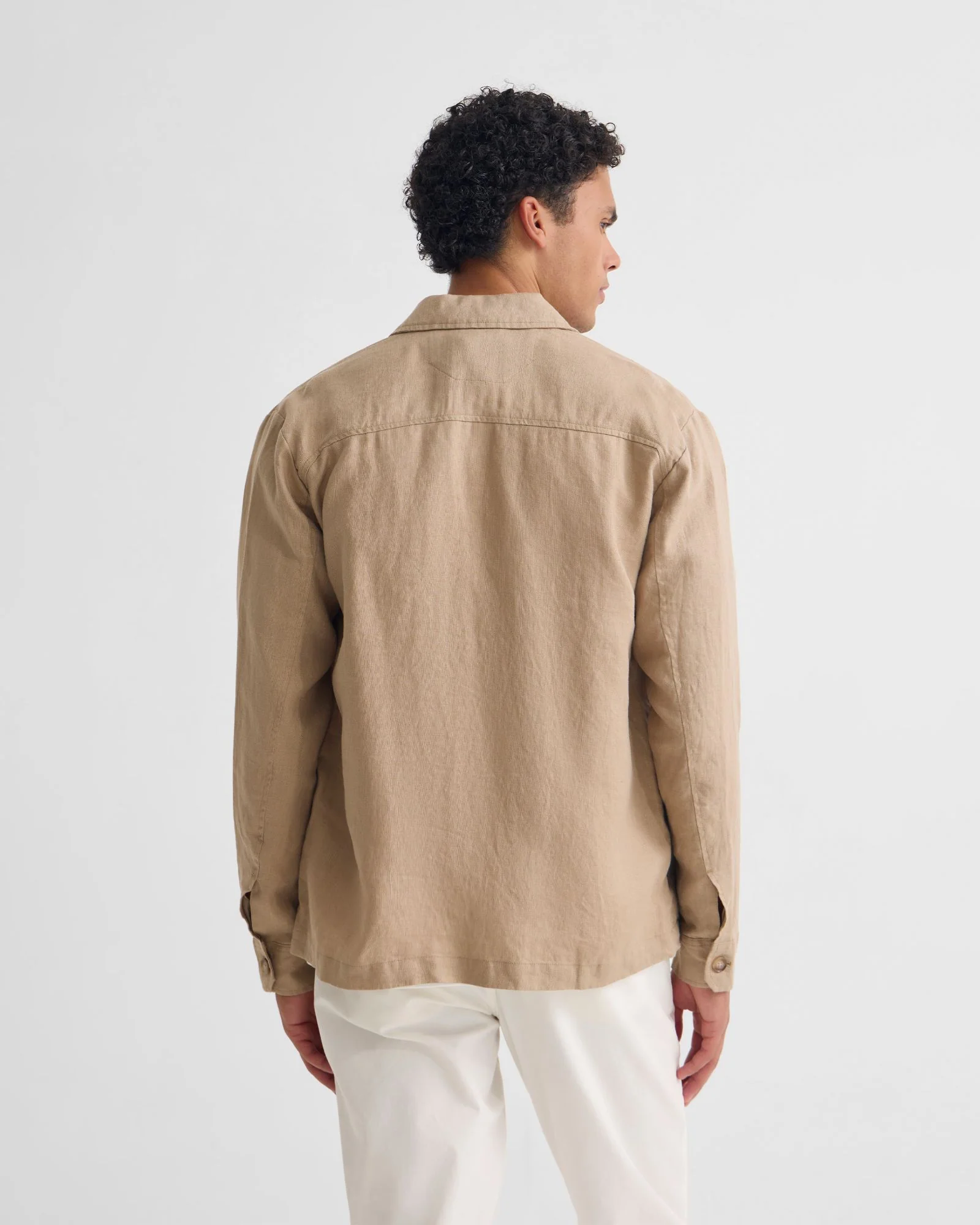 Adem Linen Zip Bomber - Image 17