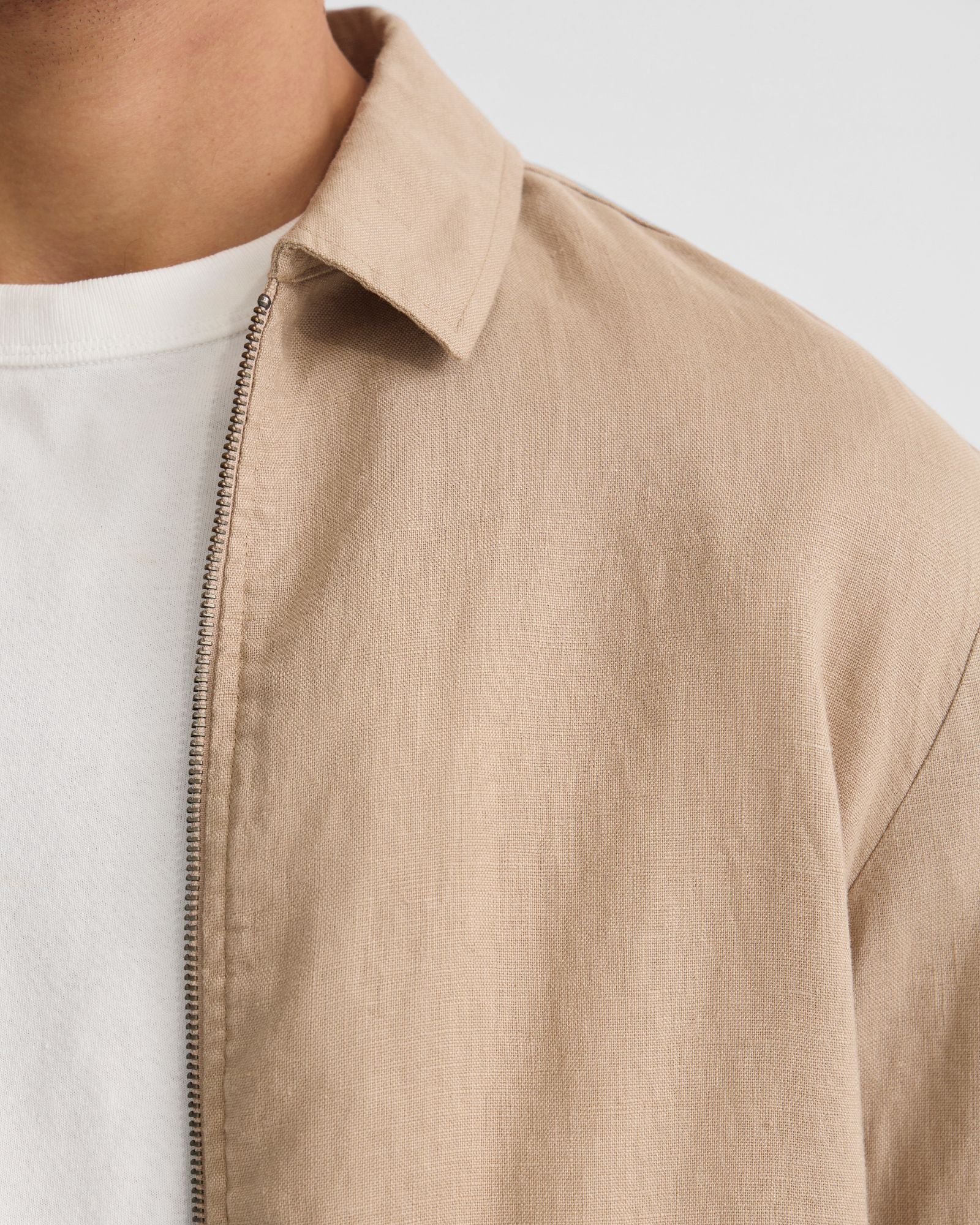 Adem Linen Zip Bomber - Image 20