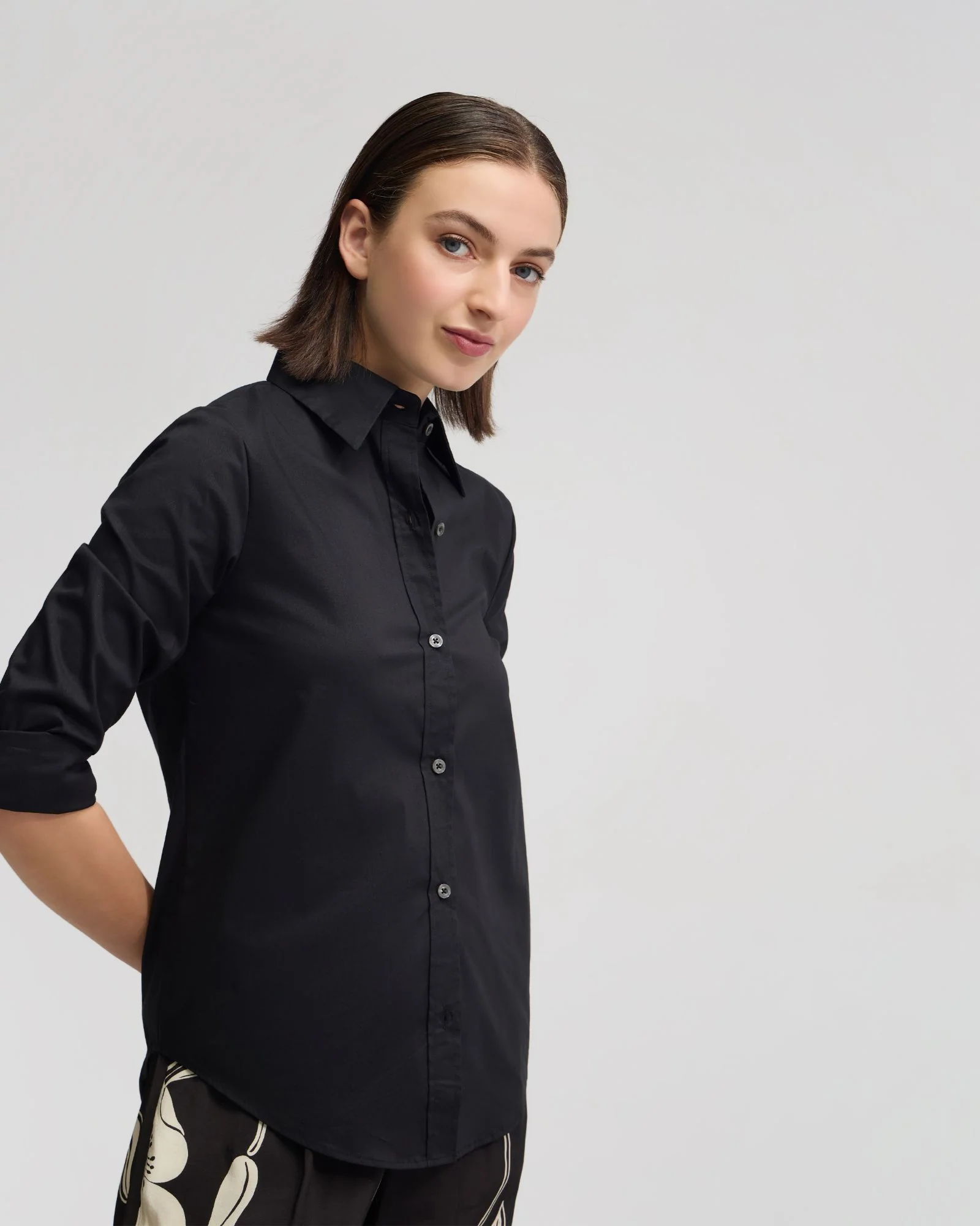 Adrienne Cotton Stretch Shirt - Image 15