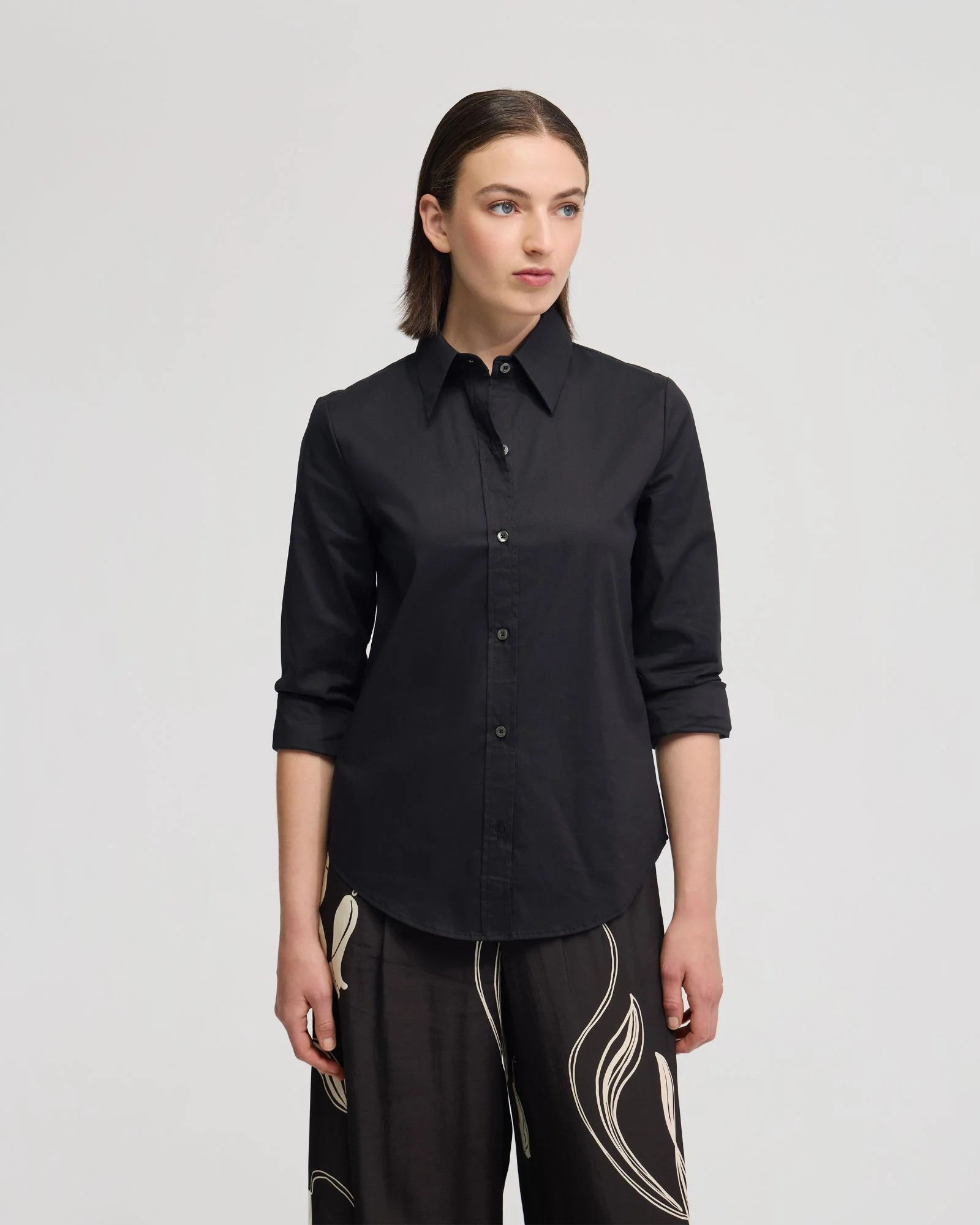 Adrienne Cotton Stretch Shirt - Image 18