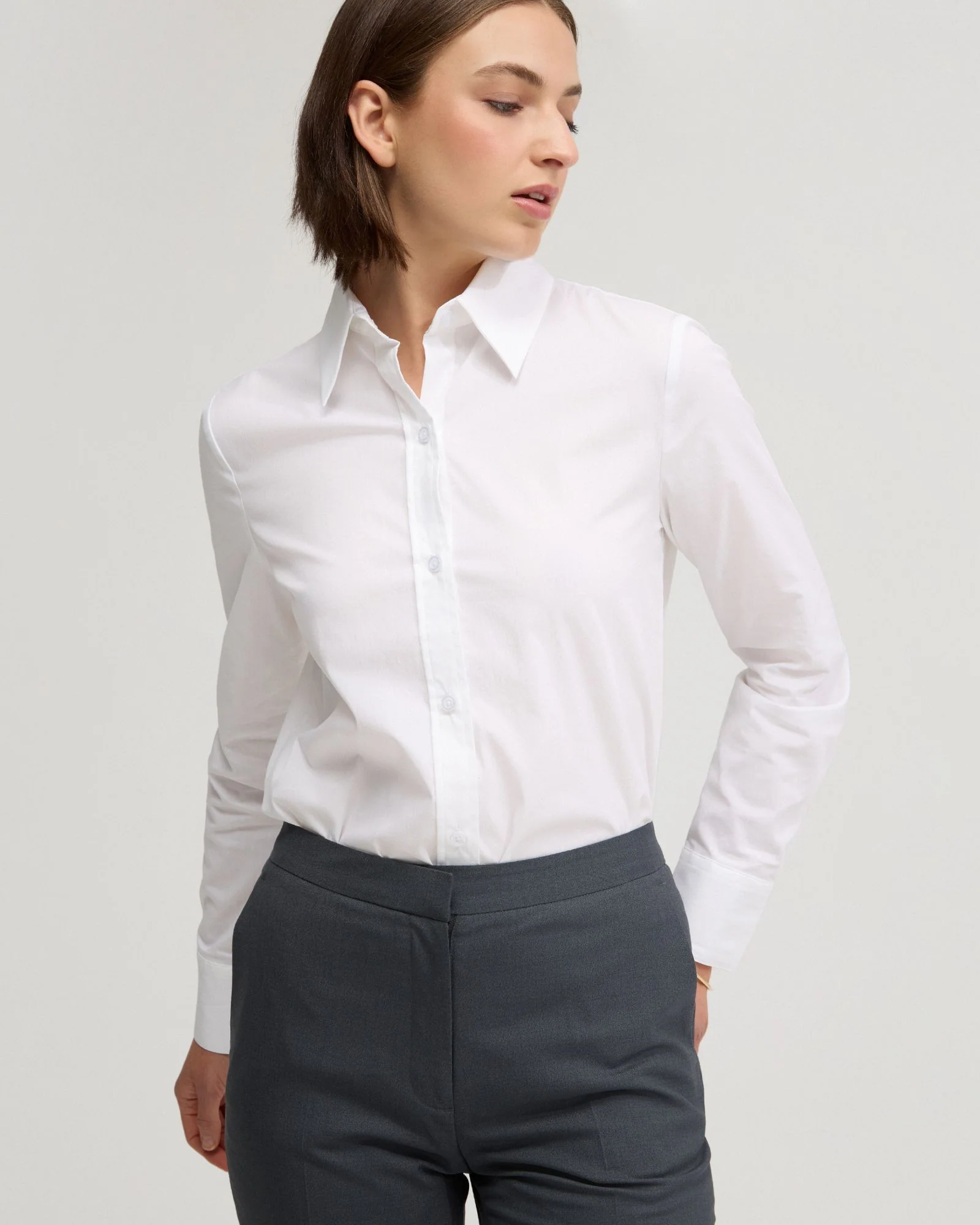 Adrienne Cotton Stretch Shirt - Image 23