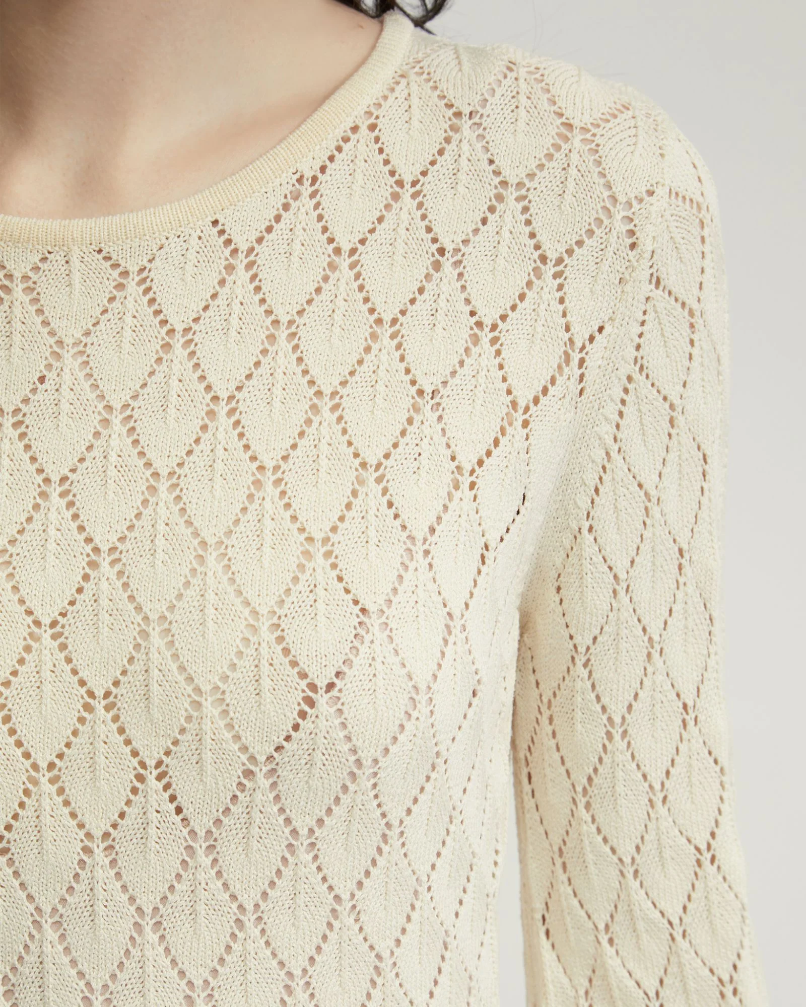Aime Pointelle Dress With Slip - Image 12