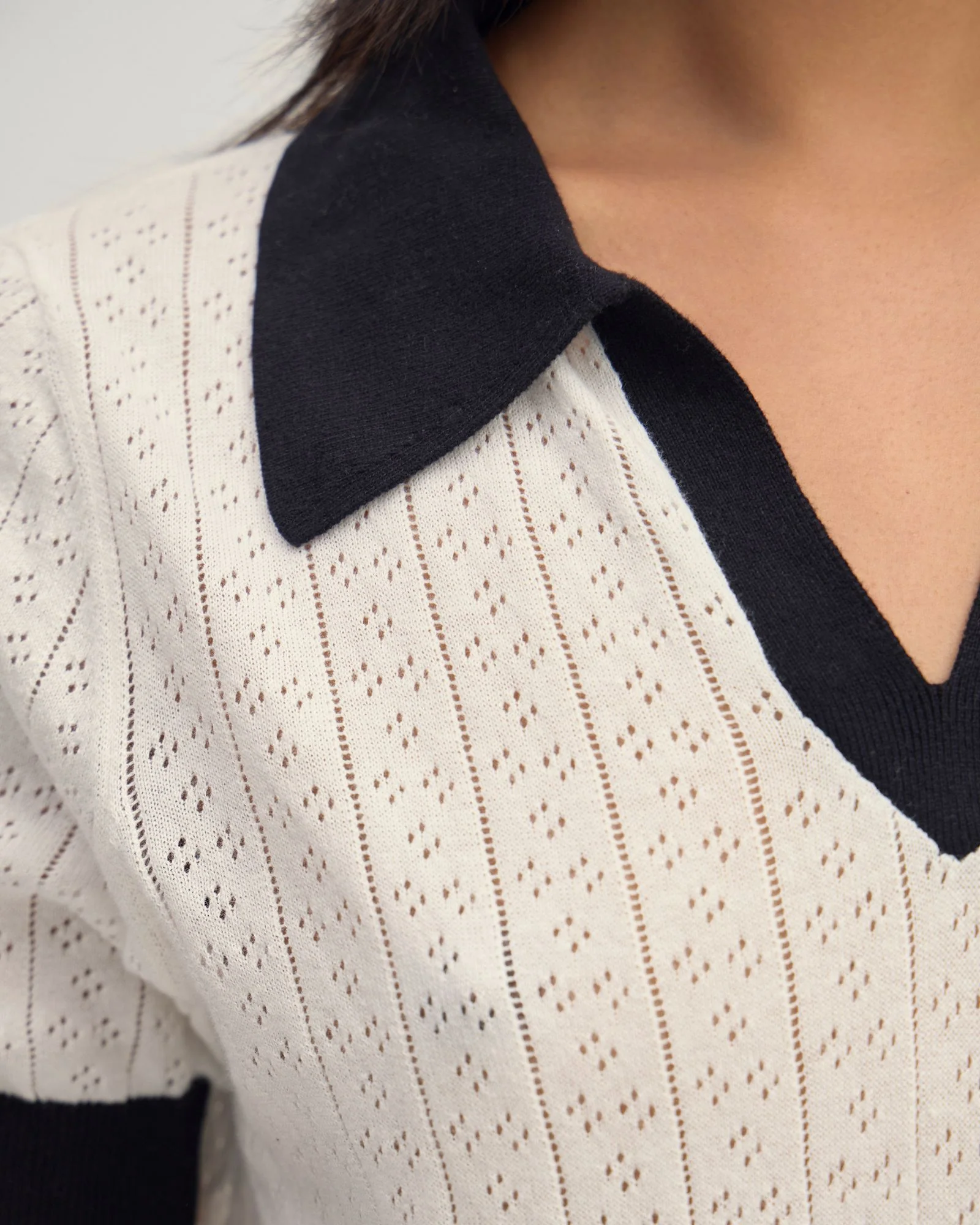 Aimee Pointelle Polo - Image 6
