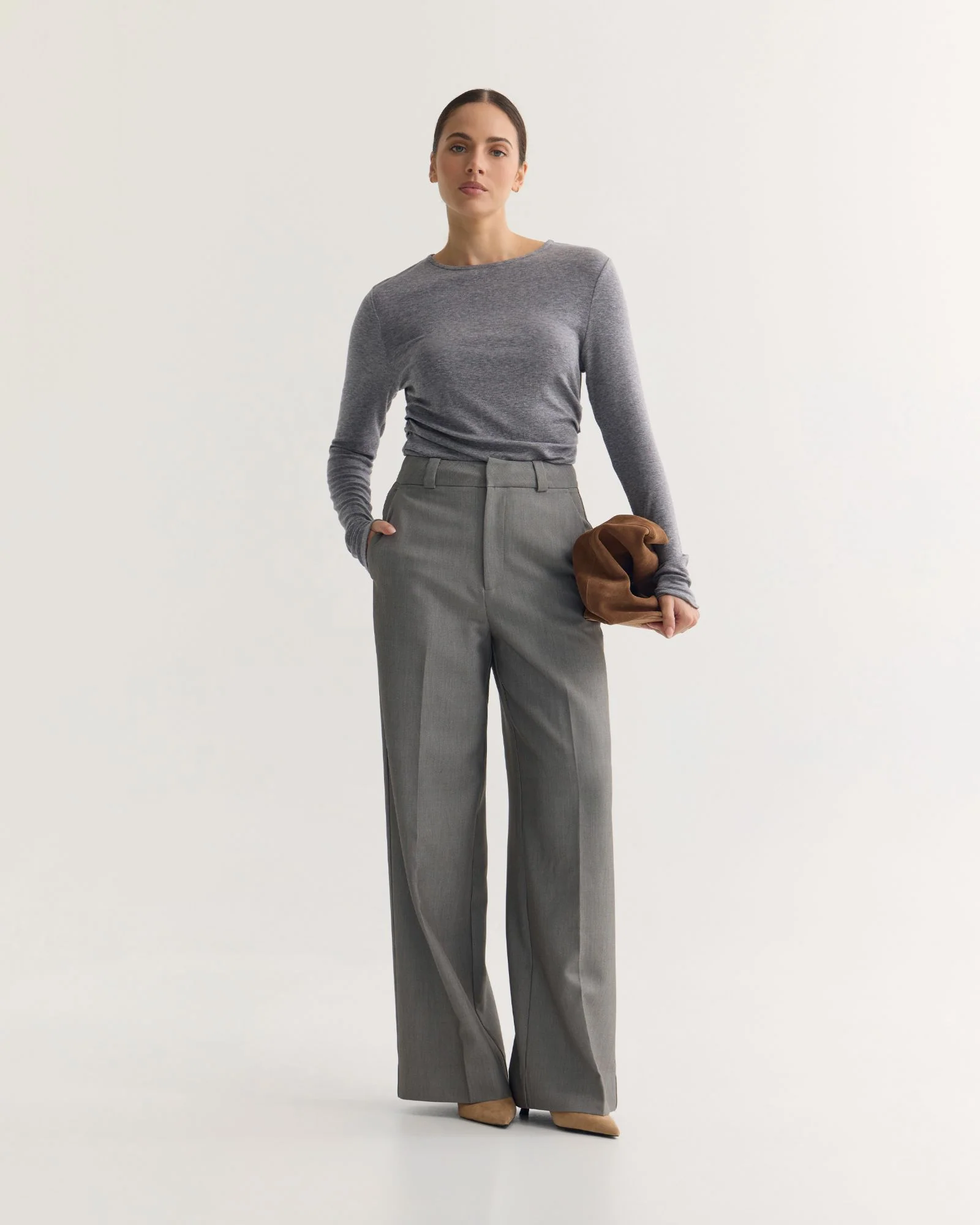 Alana Flat Front Stretch Pants - Image 11