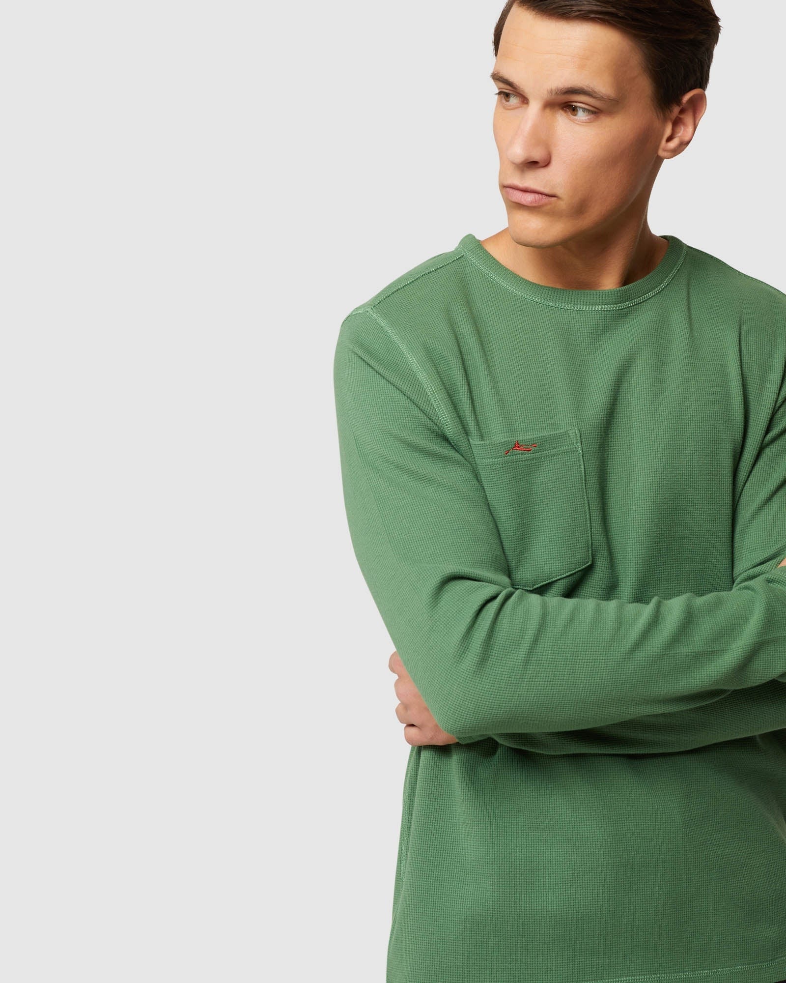 Albert Waffle Long Sleeve Tee - Image 10