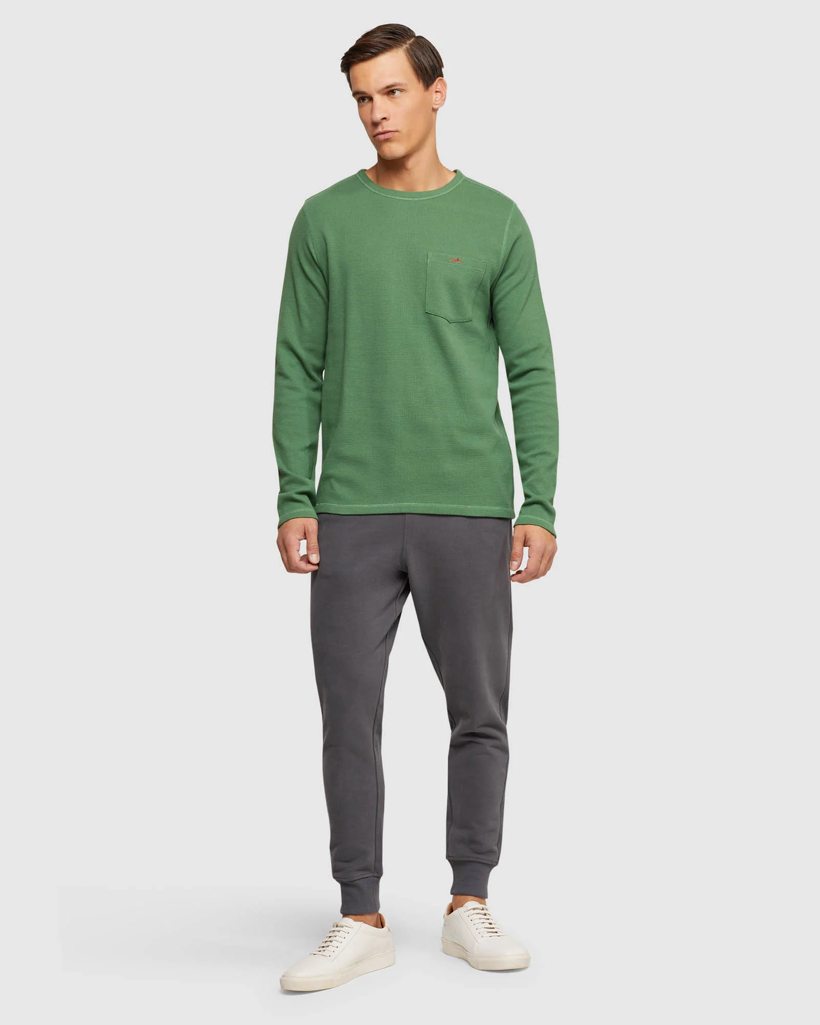 Albert Waffle Long Sleeve Tee - Image 11