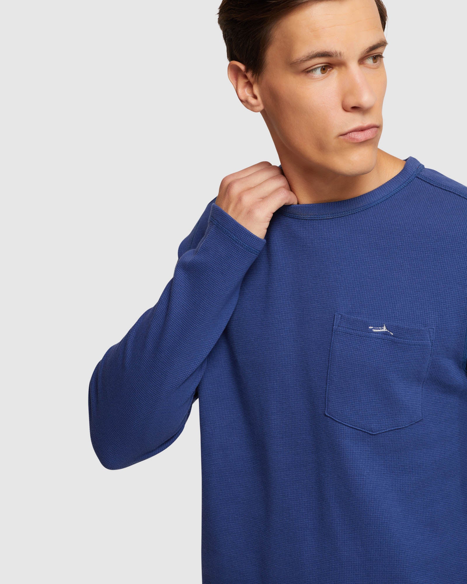 Albert Waffle Long Sleeve Tee - Image 4