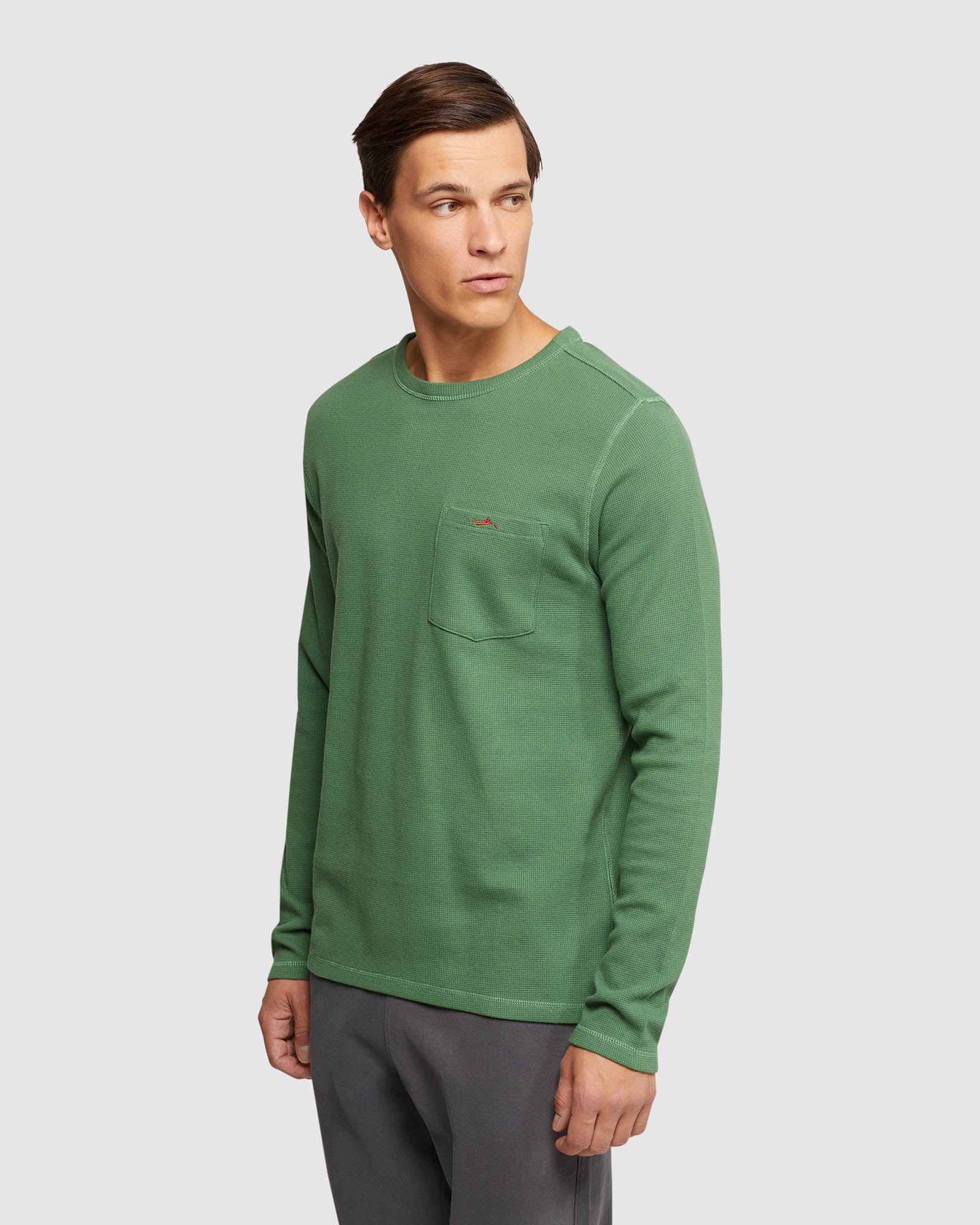 Albert Waffle Long Sleeve Tee - Image 8