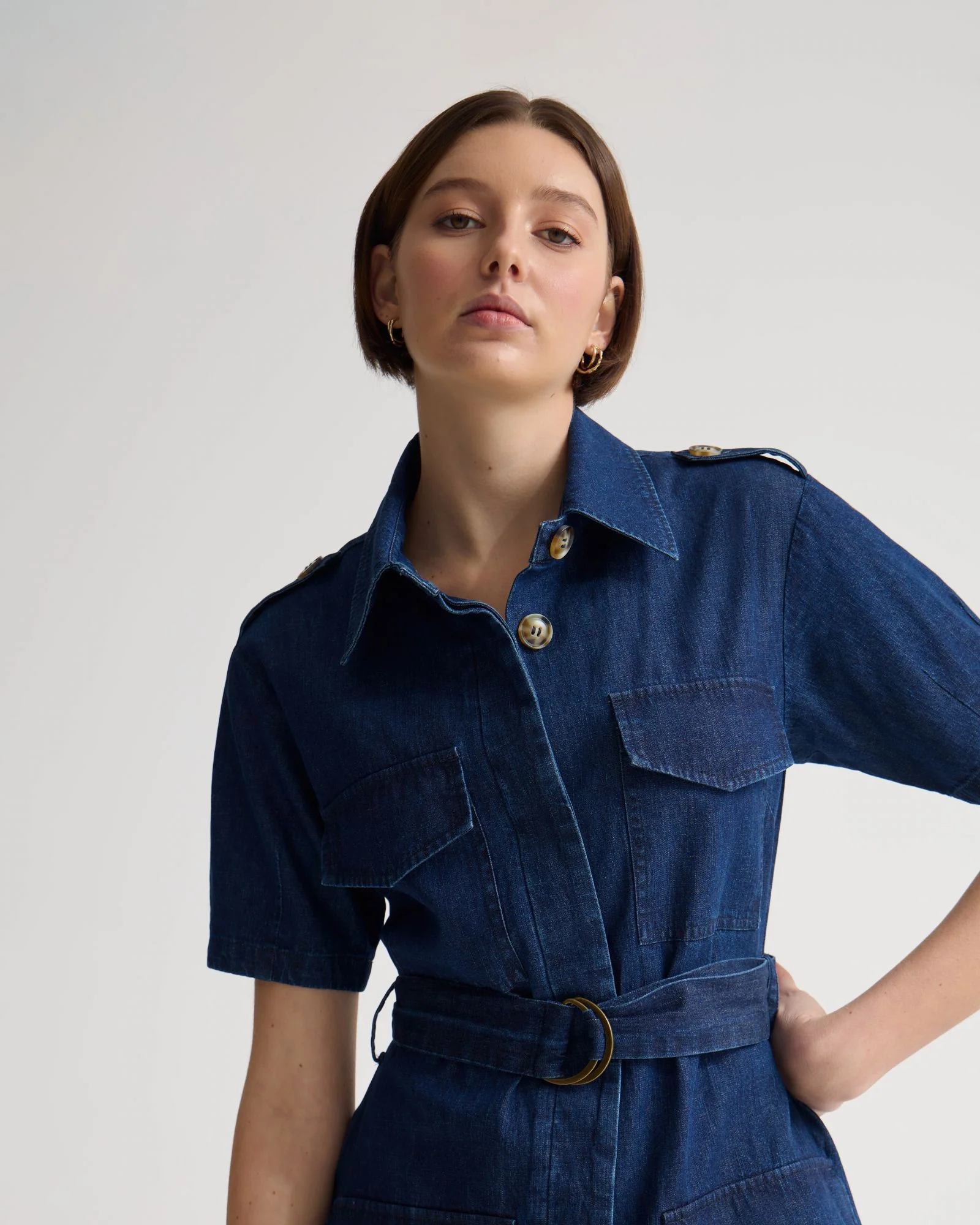 Alda Safari Dress - Image 4