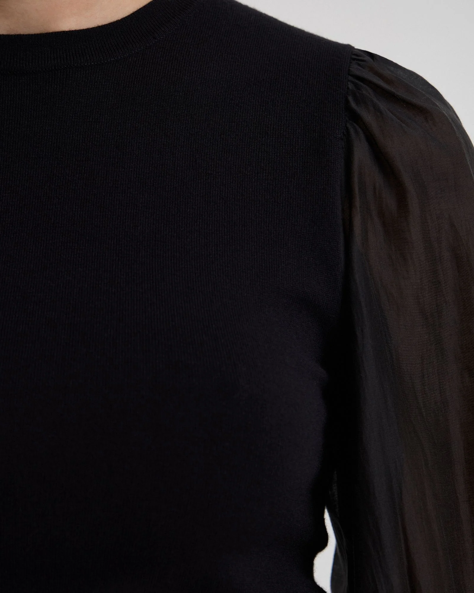 Alice Contrast Sleeve Knit - Image 12