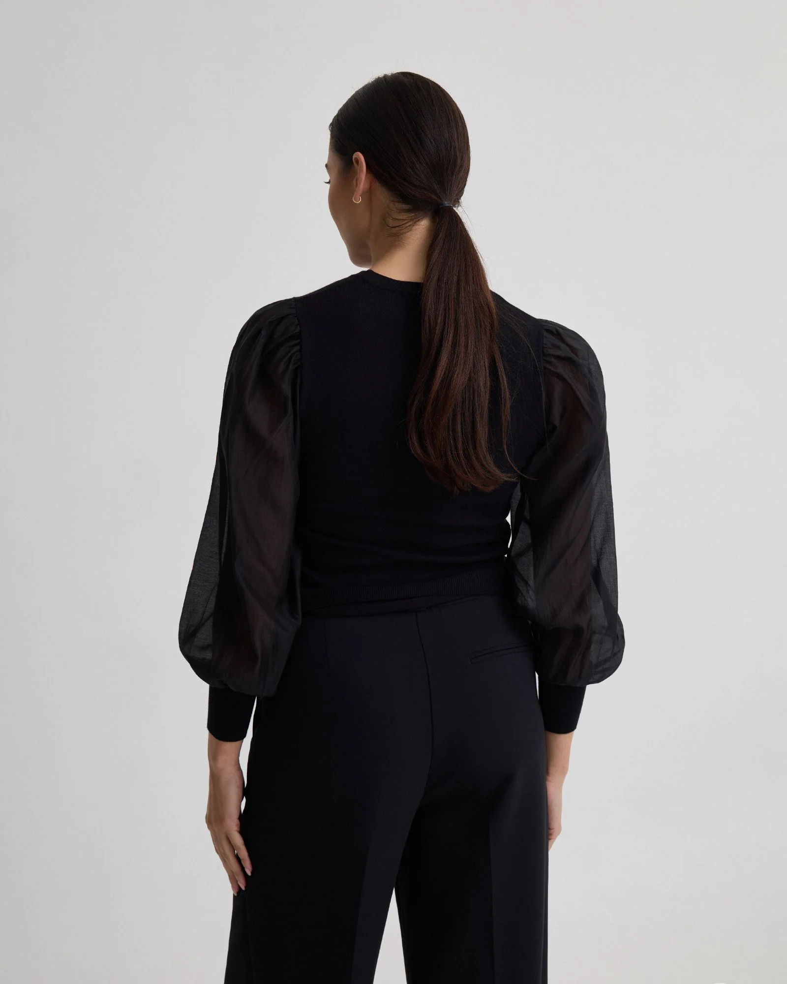 Alice Contrast Sleeve Knit - Image 9