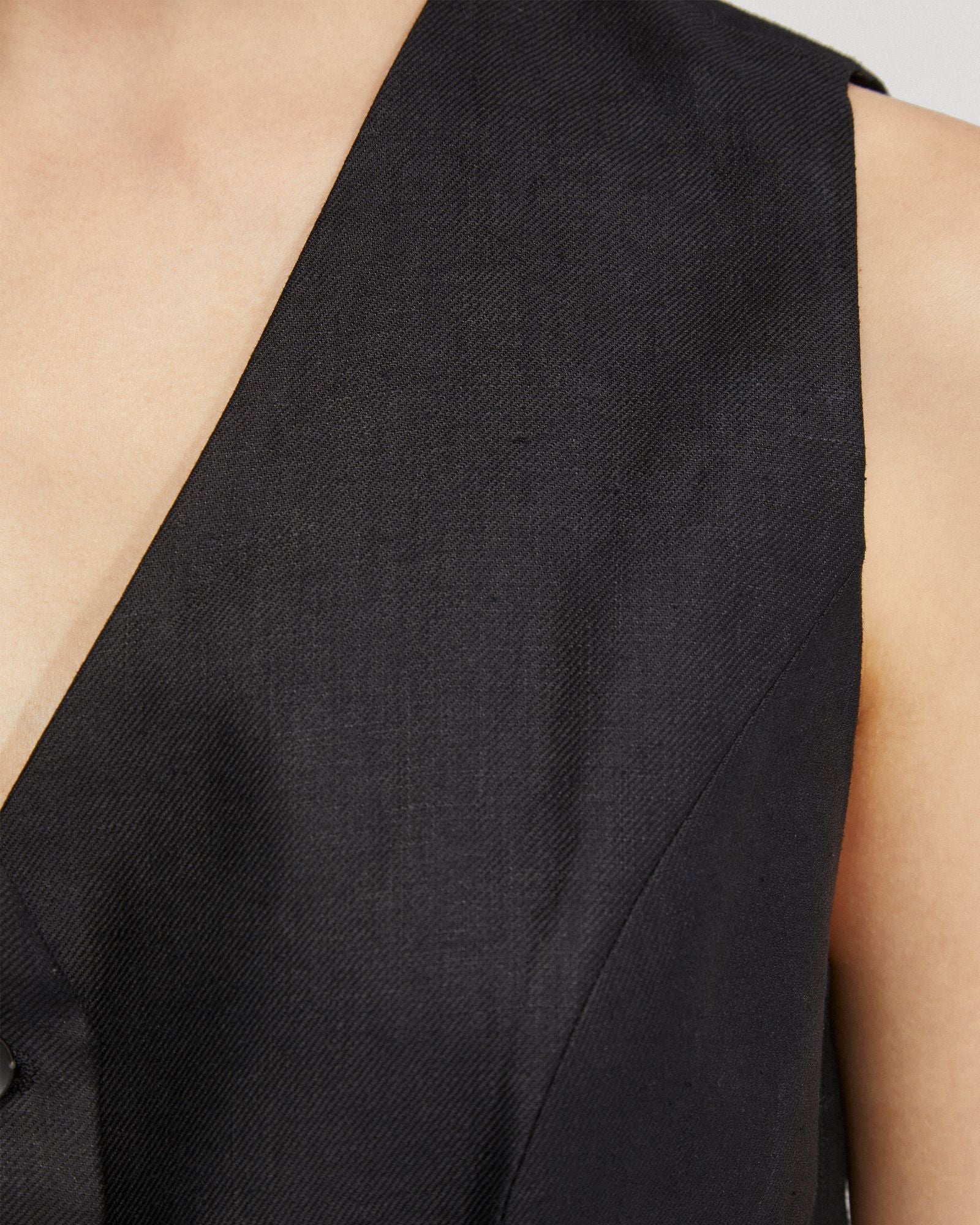 Alice Linen Waistcoat - Image 6
