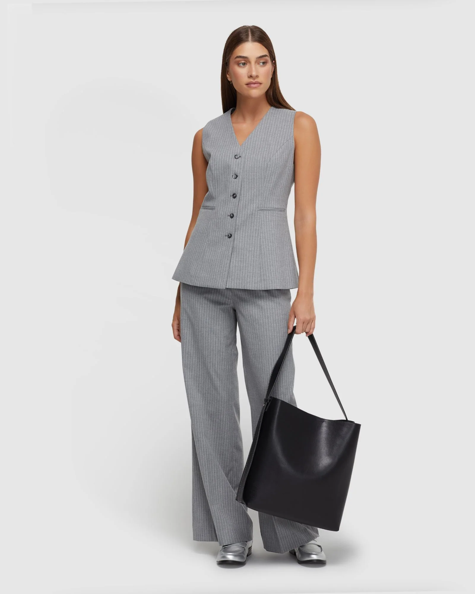 Alice Pinstripe Suit Waistcoat