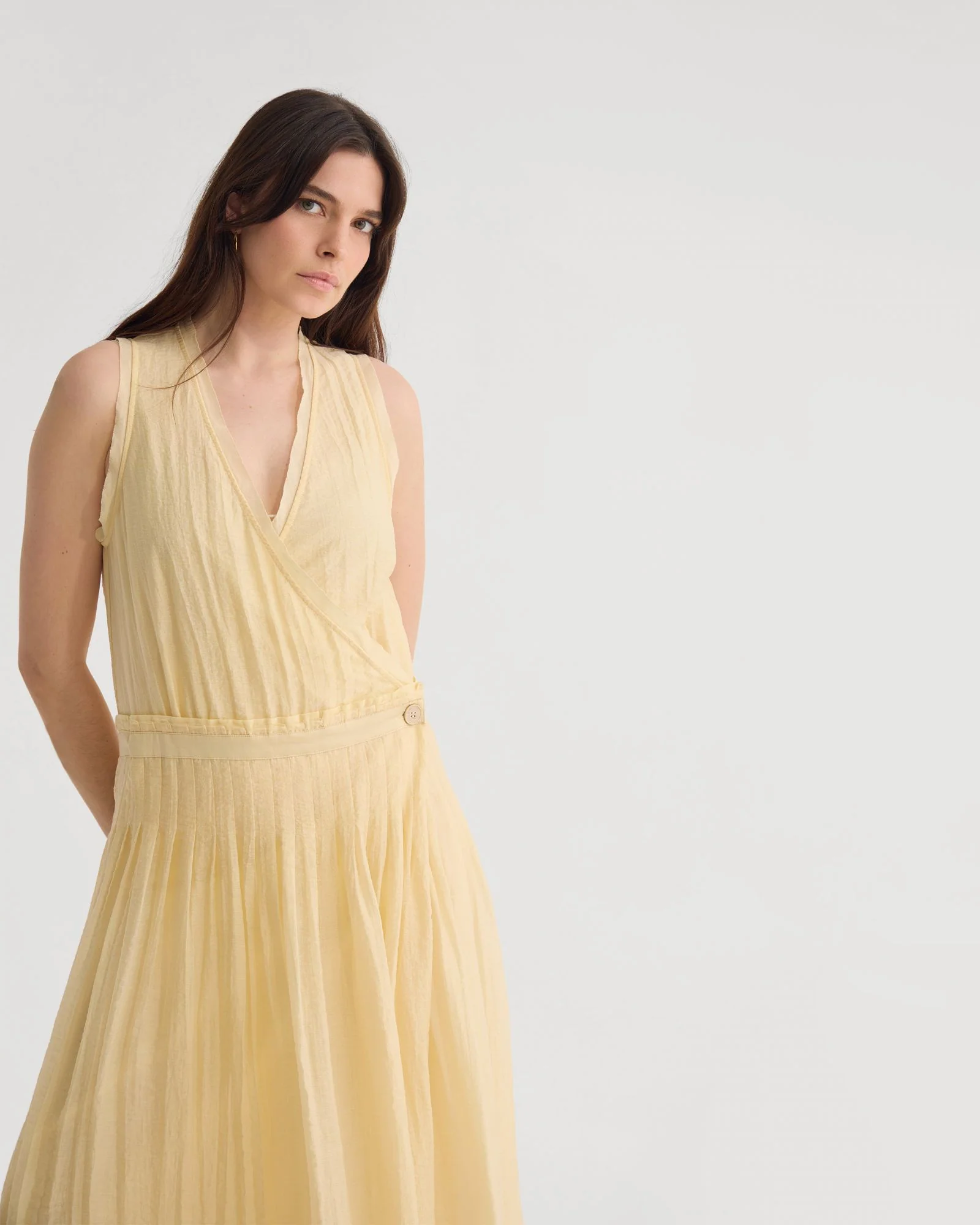 Alina Pleated Skirt Dress - Image 10