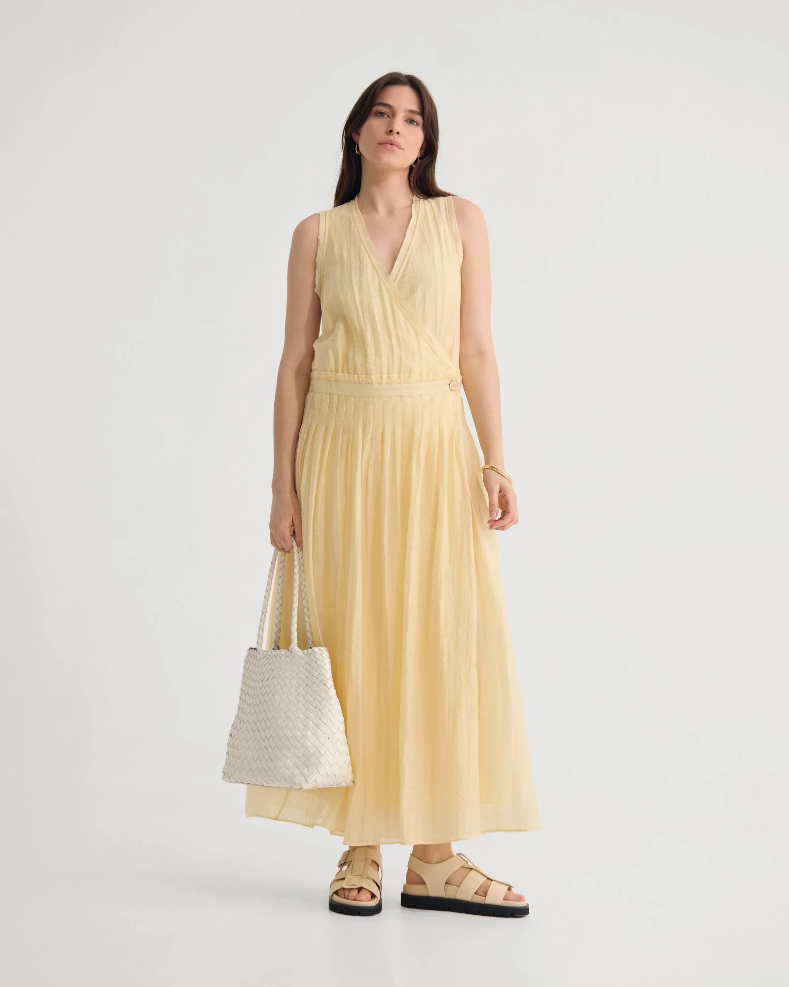 Alina Pleated Skirt Dress - Image 7