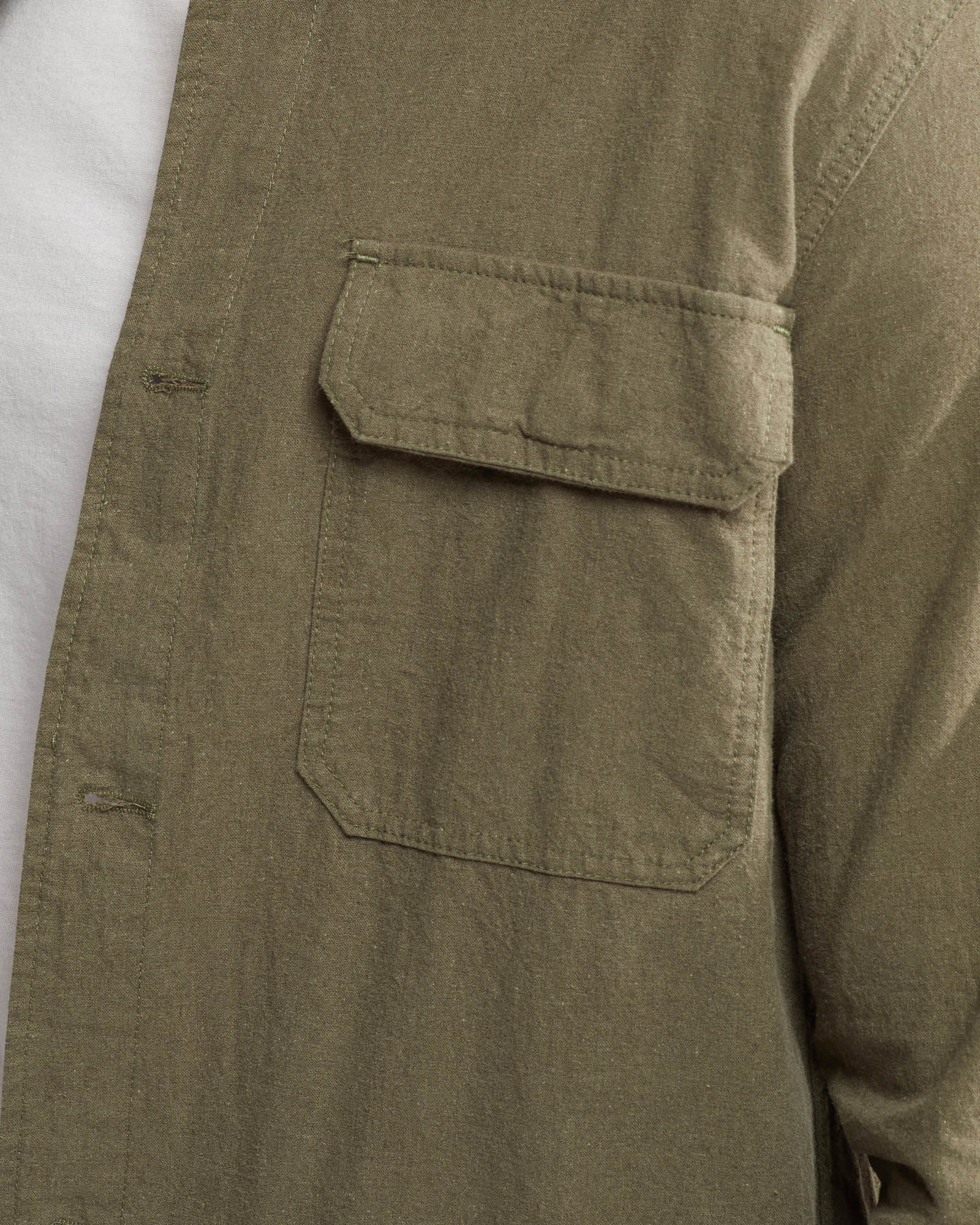 Alister Linen Cotton Overshirt - Image 11