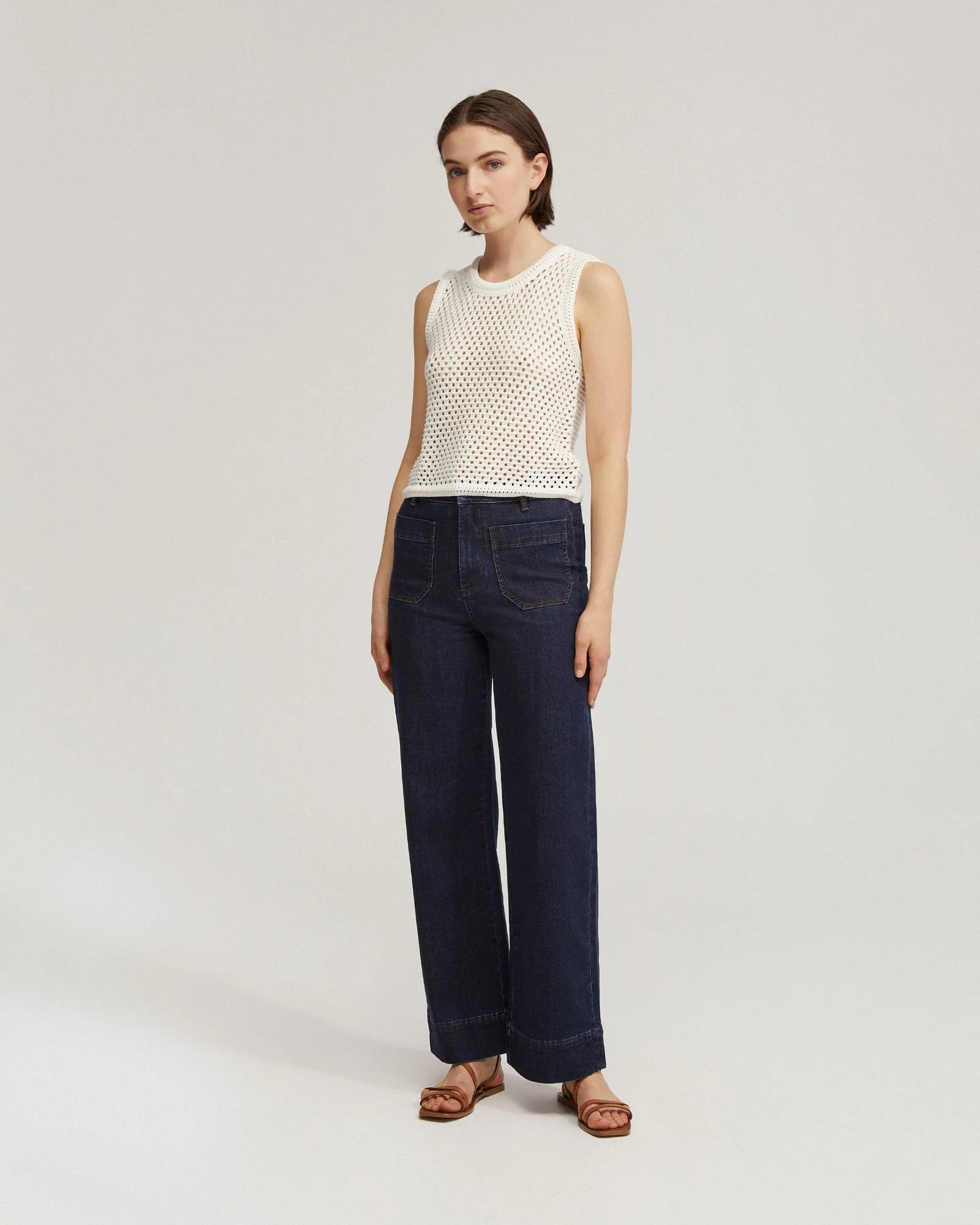 Amalfi Open Knit Tank - Image 7