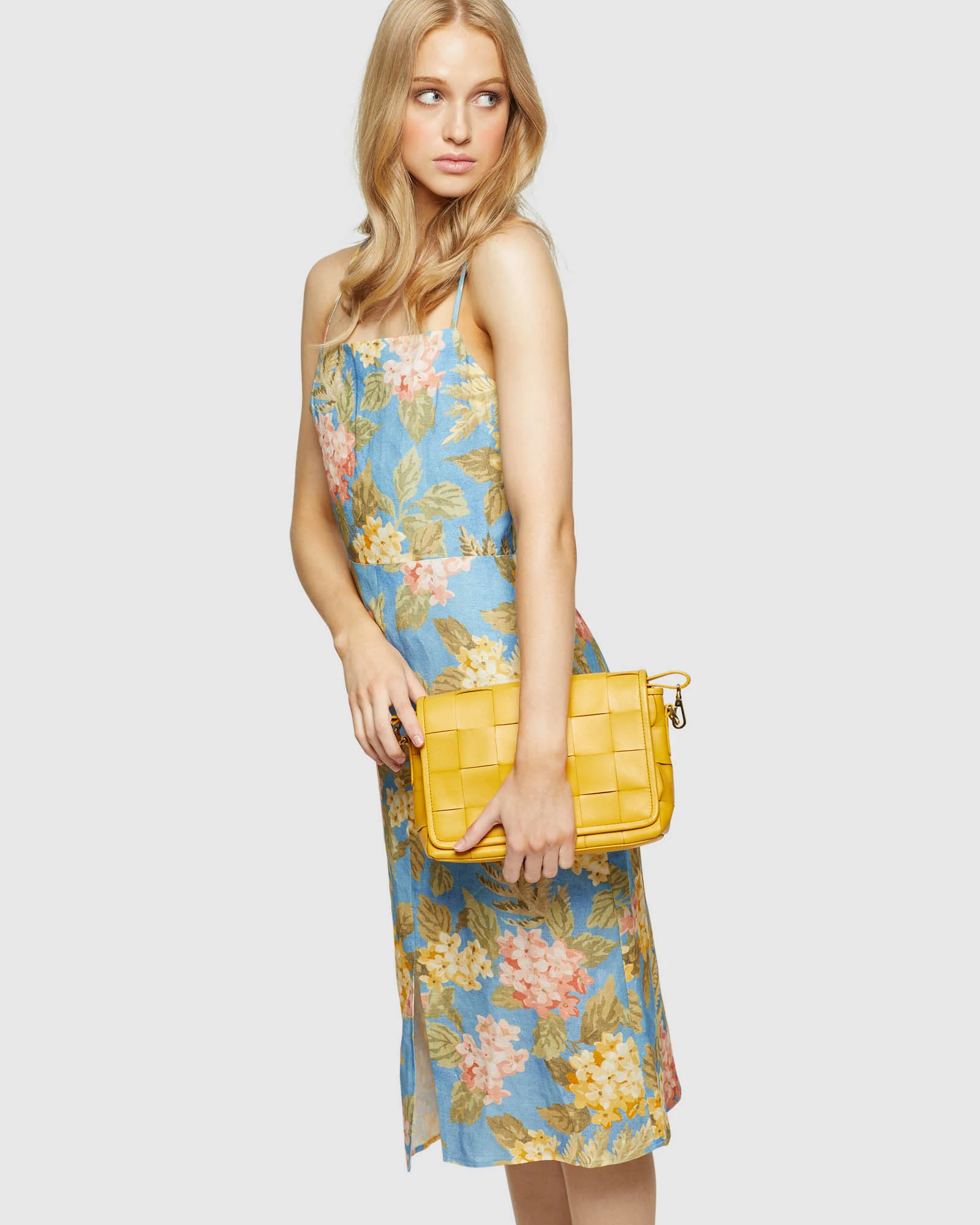 Amica Tropical Print Linen Dress - Image 5