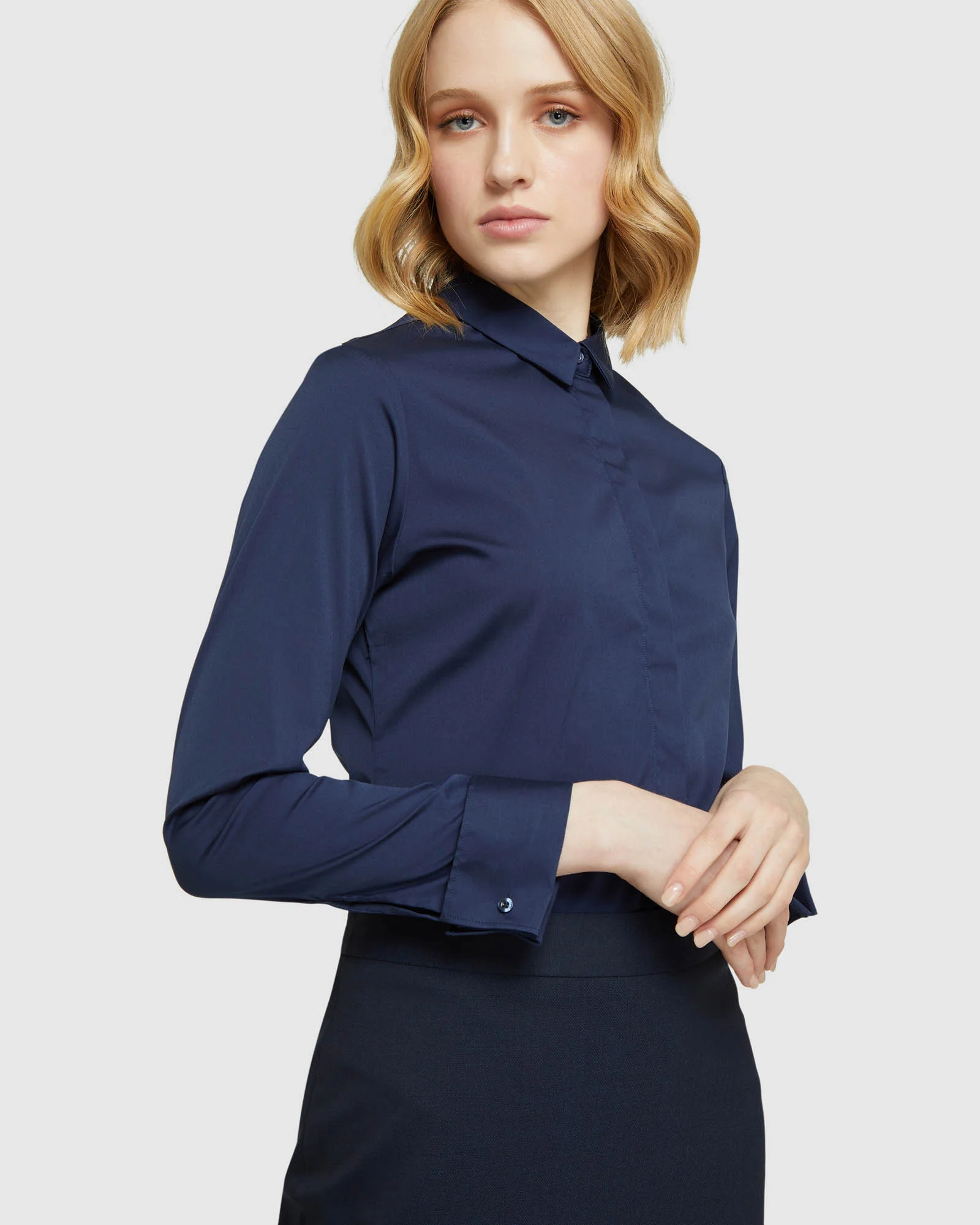 Angel French Cuff Stretch Shirt - Image 4