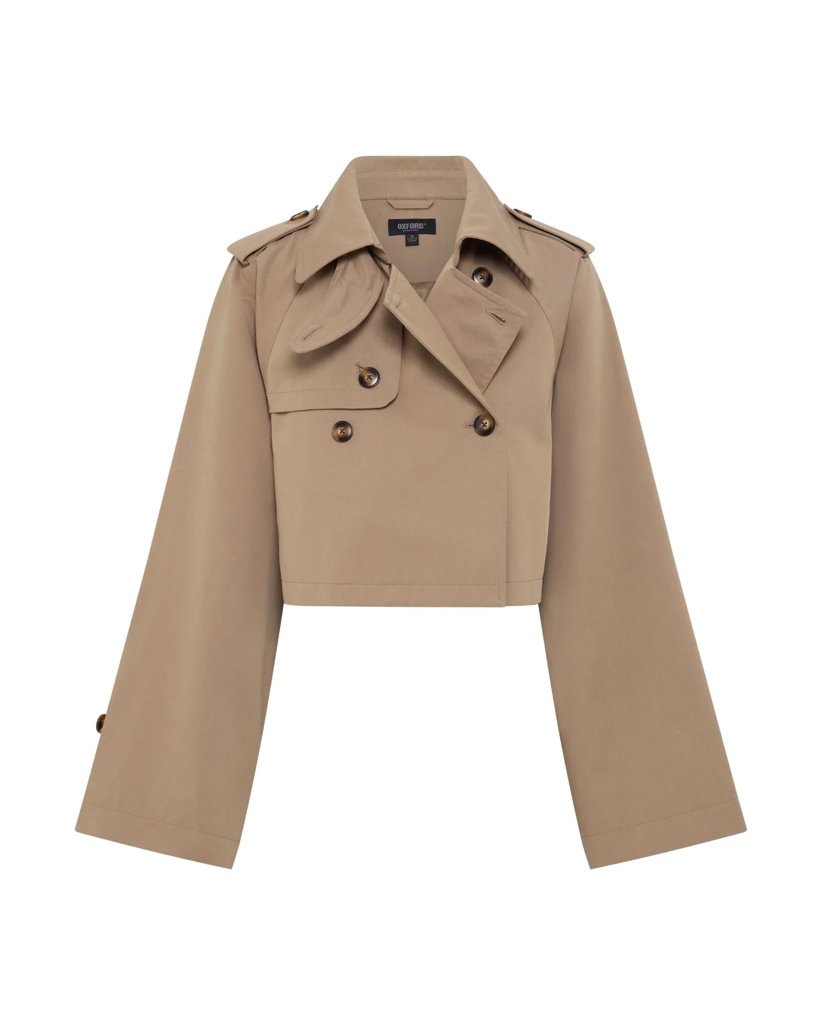 Annalise Crop Trench Jacket - Image 12