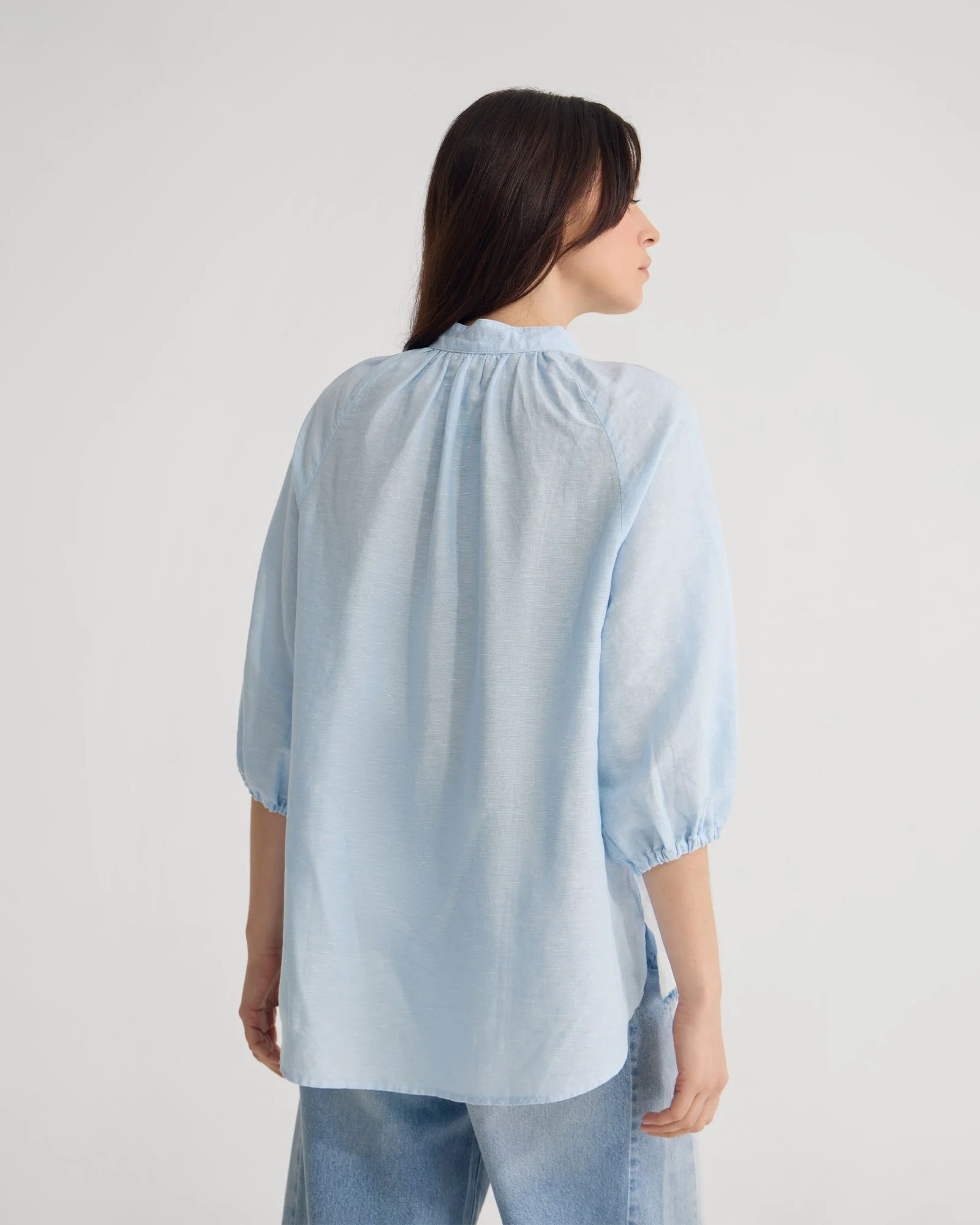 Annika Washed Linen Shirt - Image 3