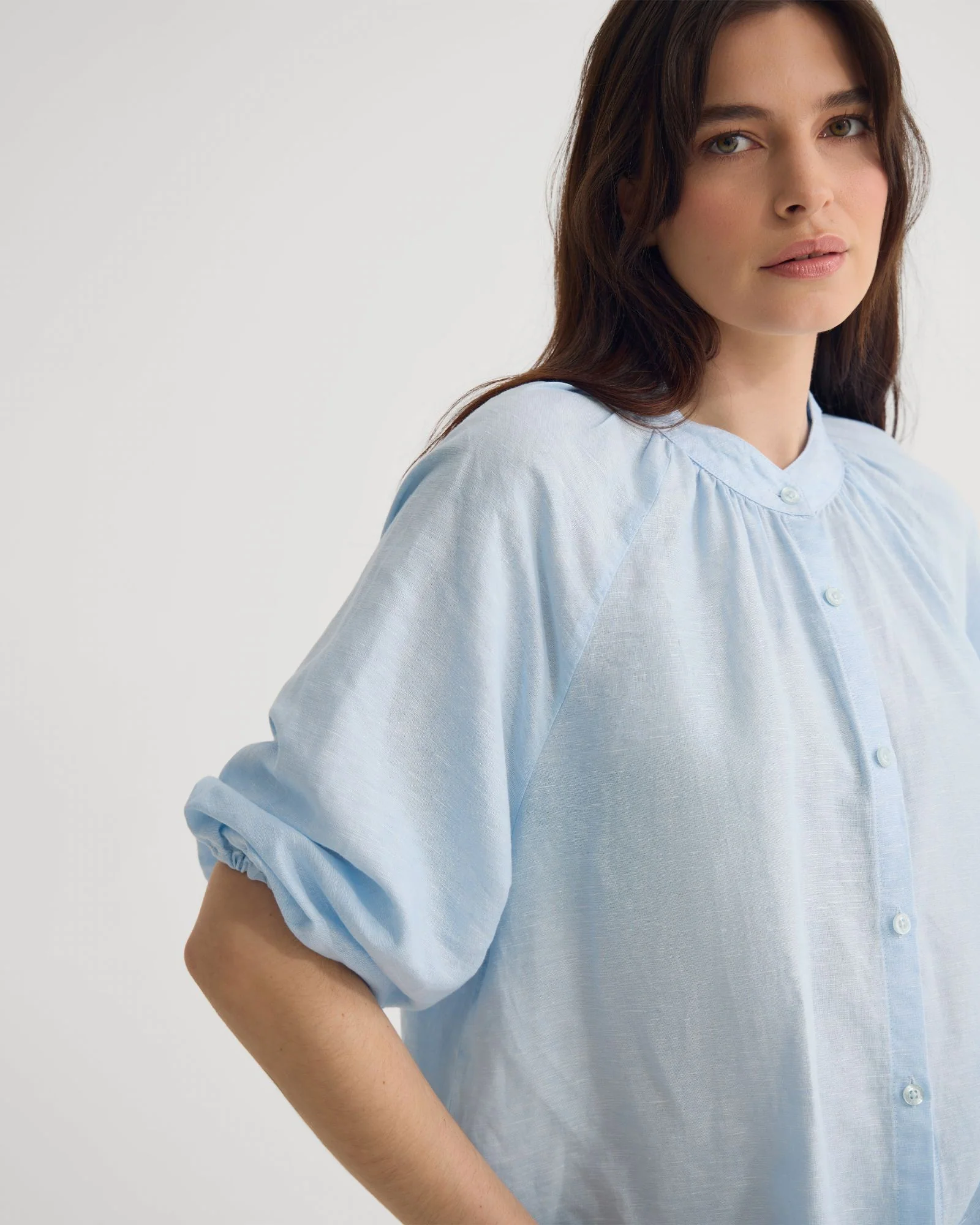 Annika Washed Linen Shirt - Image 4