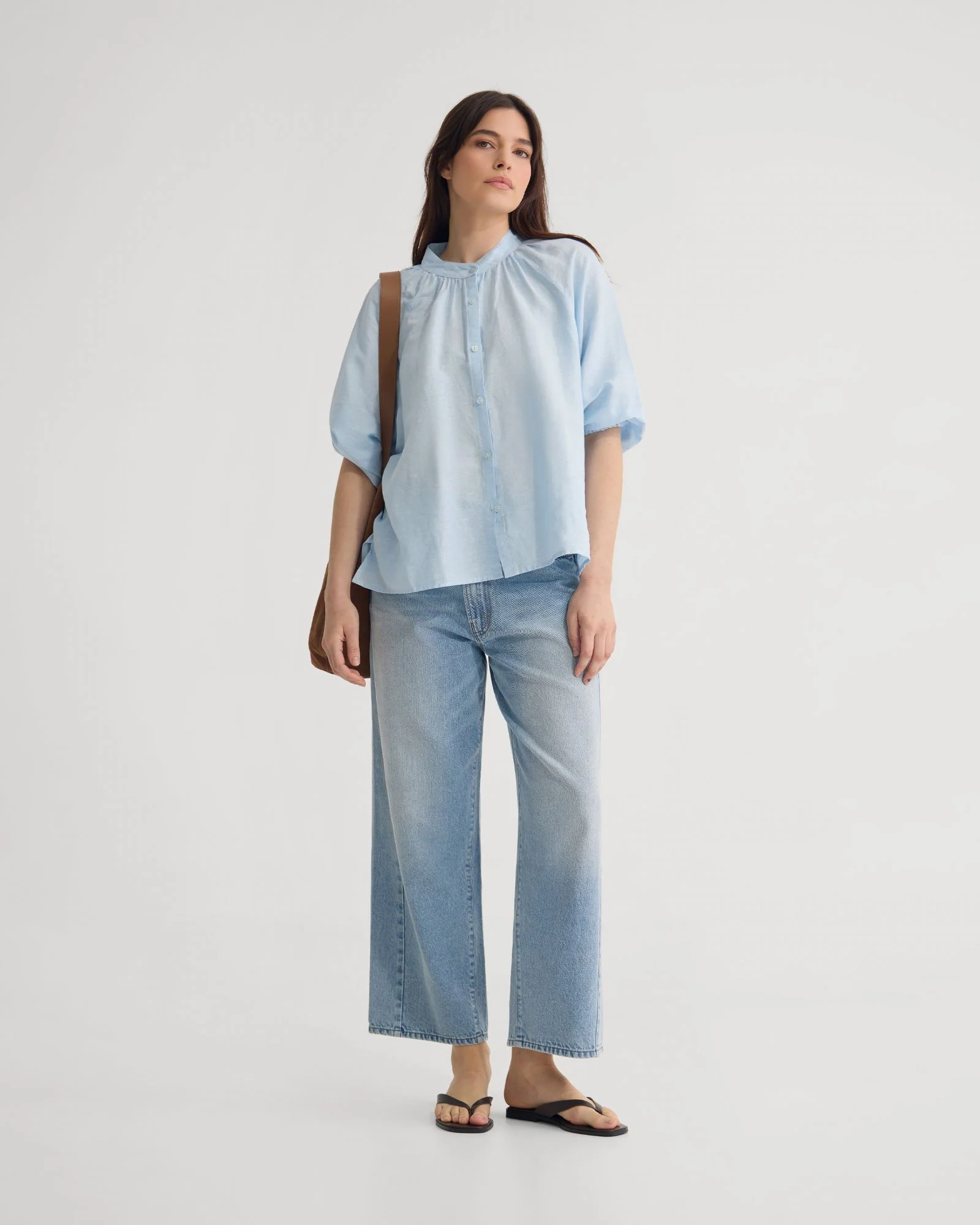 Annika Washed Linen Shirt - Image 7