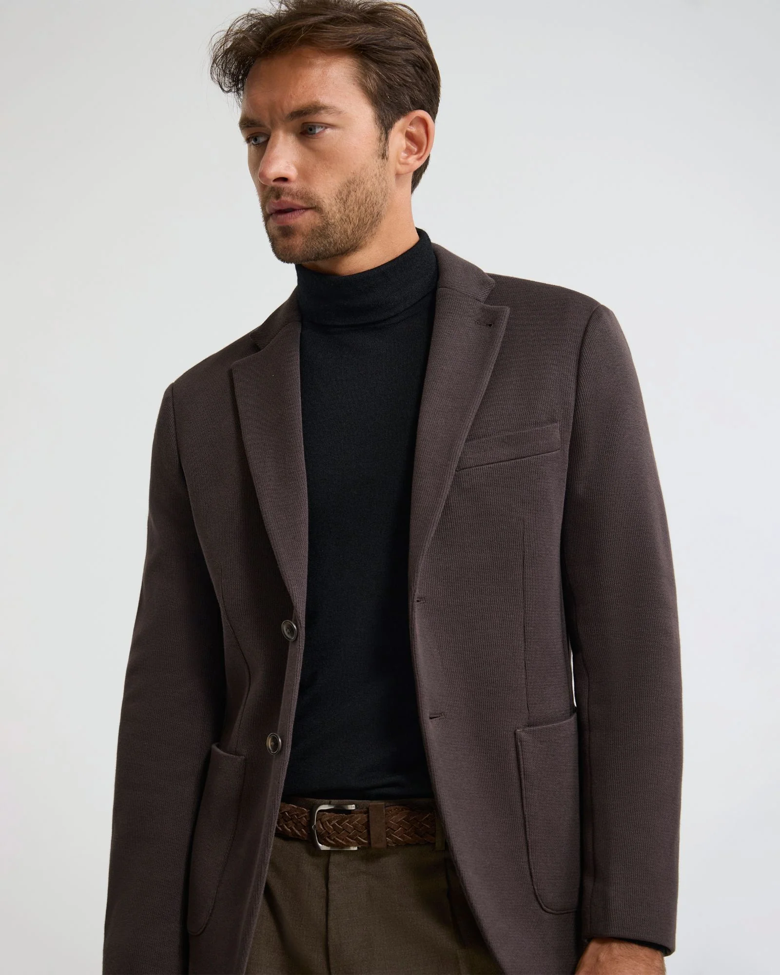 Antonio Cotton Knitted Blazer - Image 12
