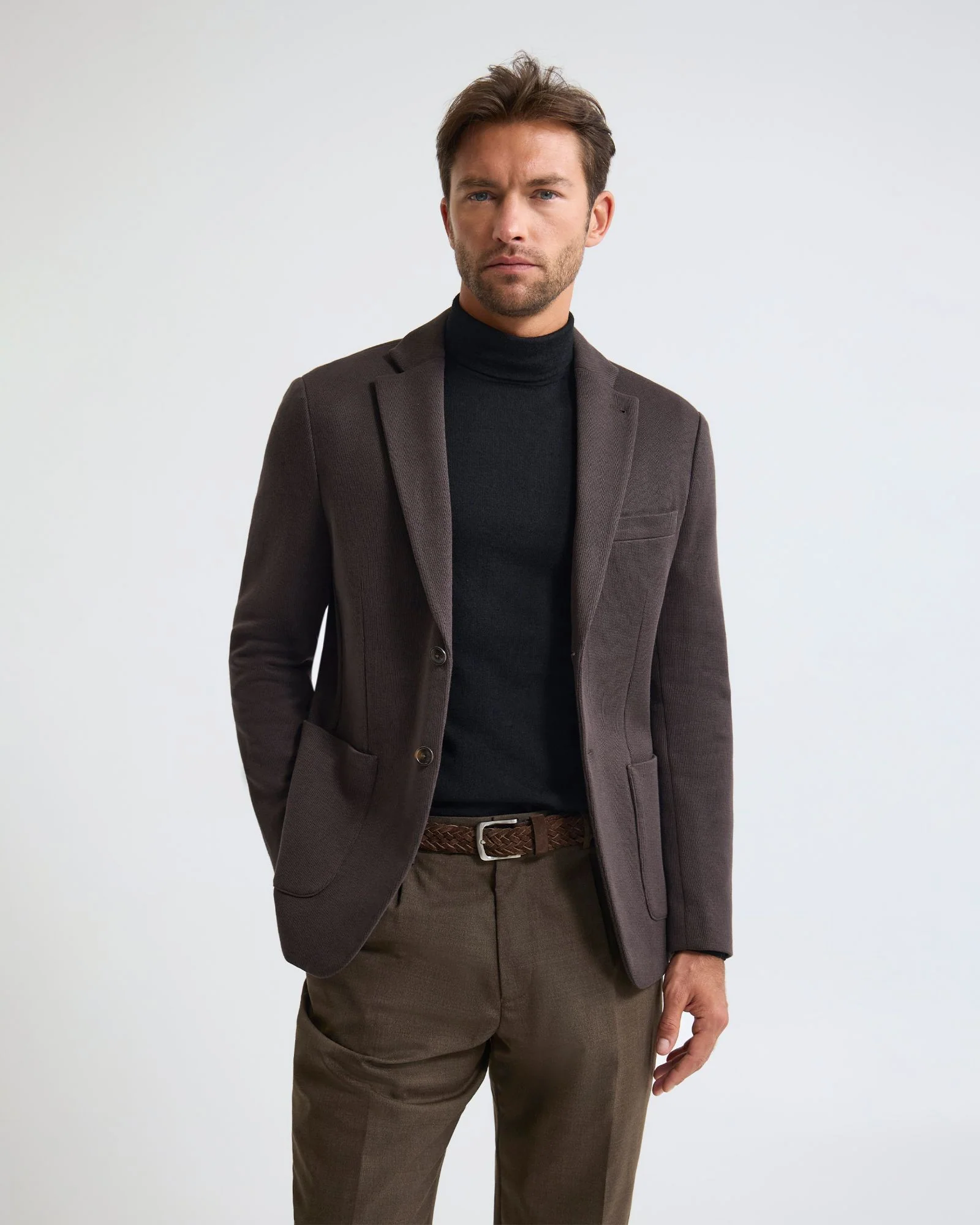 Antonio Cotton Knitted Blazer - Image 13