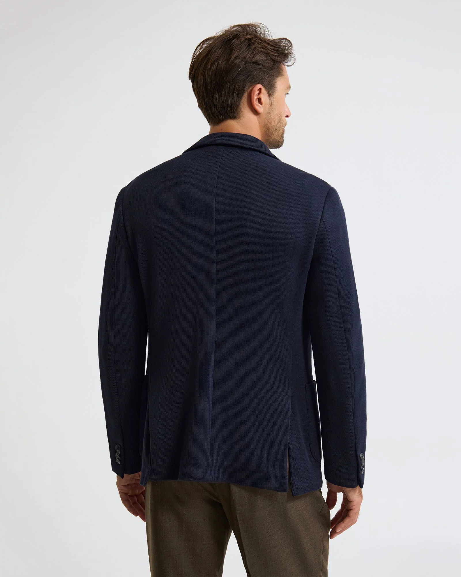 Antonio Cotton Knitted Blazer - Image 4
