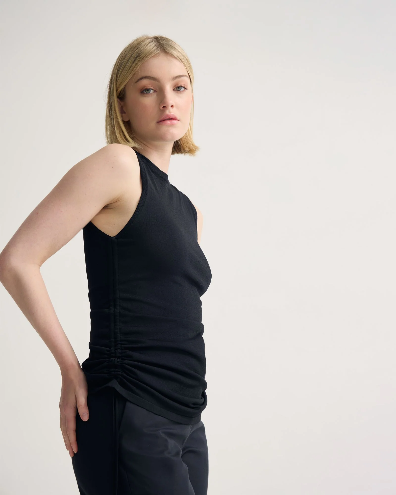April Drawstring Knitted Top - Image 11