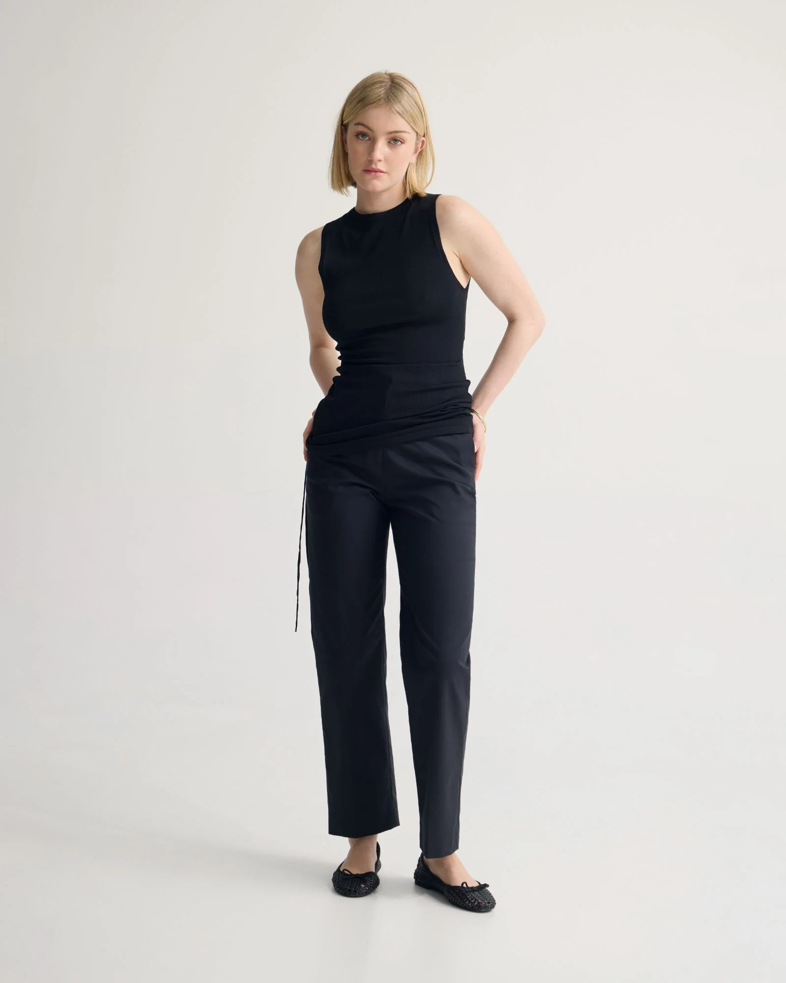 April Drawstring Knitted Top - Image 12