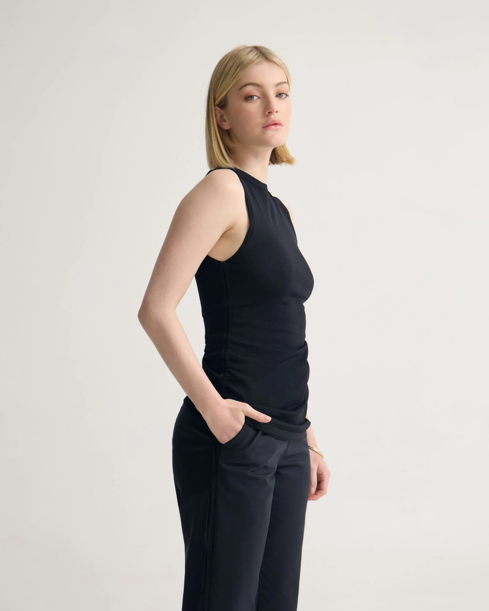 April Drawstring Knitted Top - Image 9