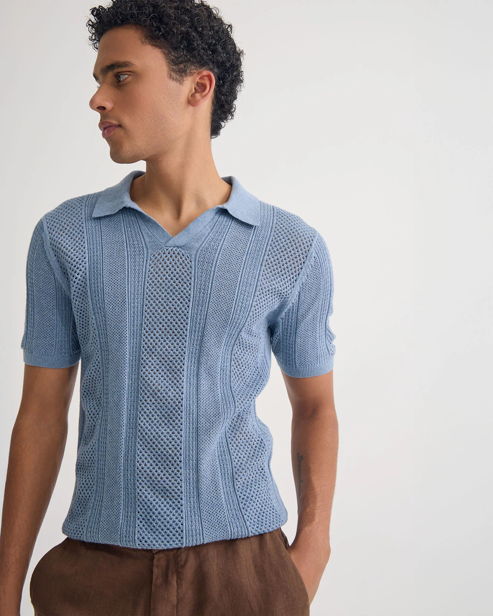 Arnie Knitted Polo - Image 2