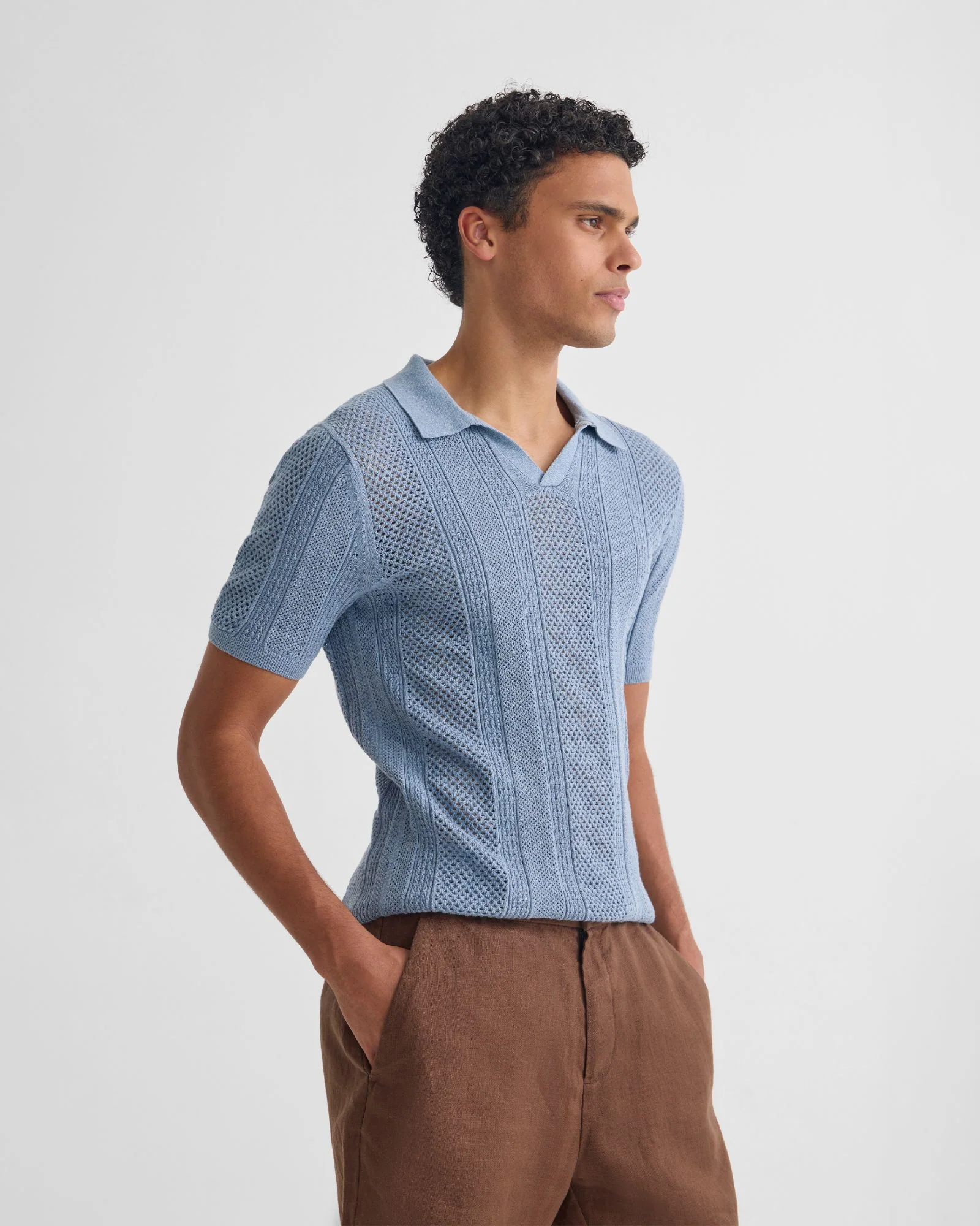 Arnie Knitted Polo - Image 3