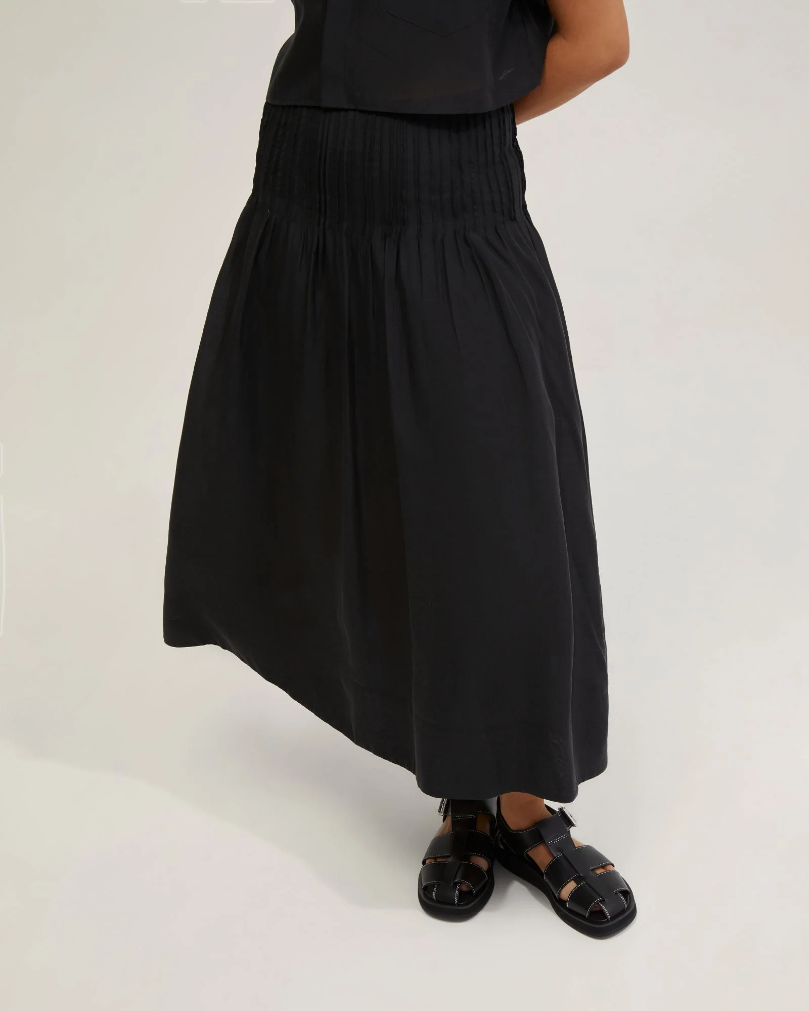 Astra Pin-Tuck Skirt - Image 4