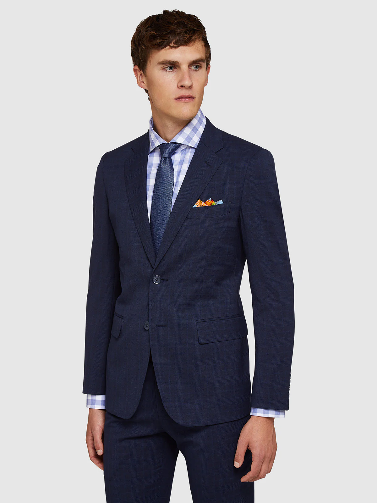 Auden Eco Checked Suit Jacket - Image 2