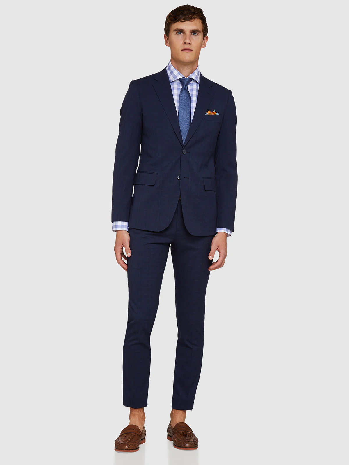 Auden Eco Checked Suit Trousers - Image 5