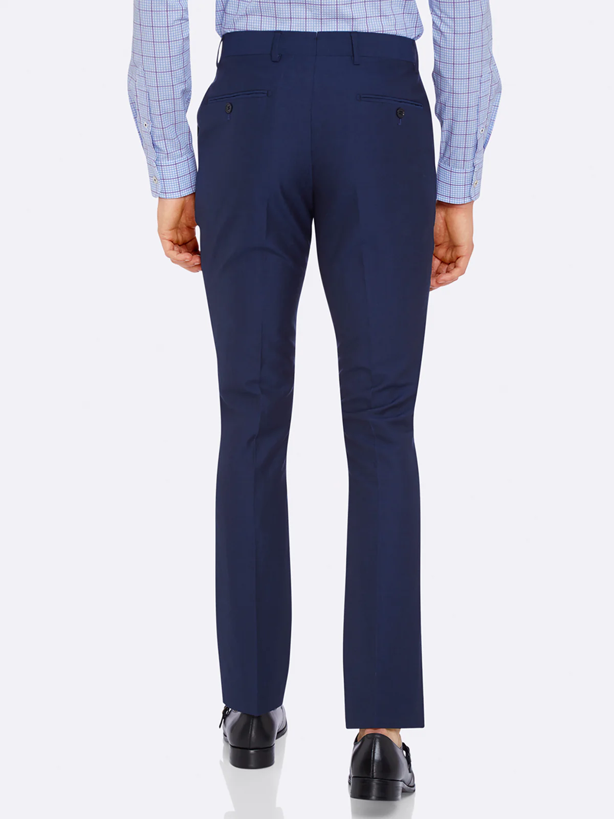 Auden Wool Linen Suit Trousers Gun - Image 4