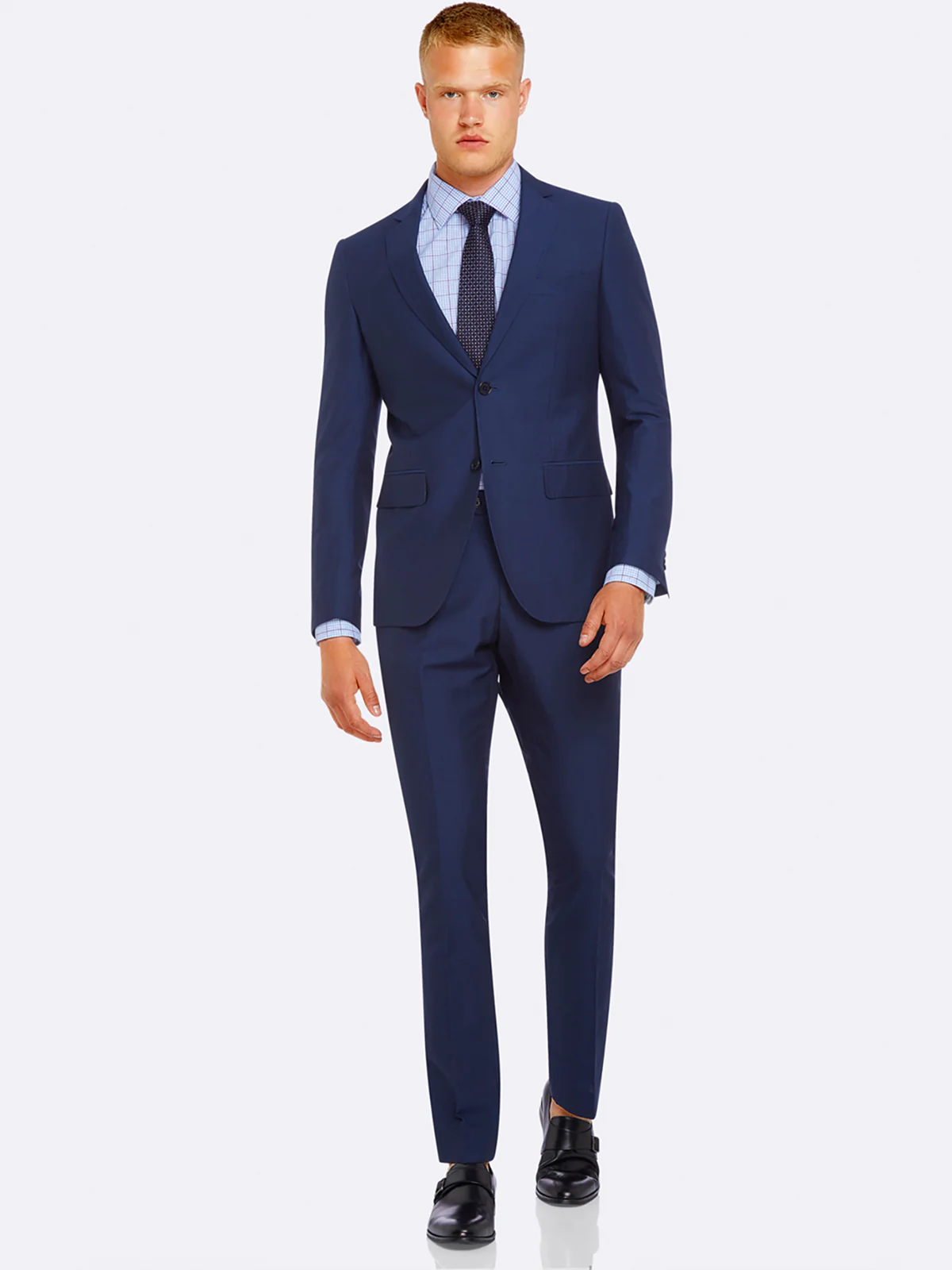 Auden Wool Linen Suit Trousers Gun - Image 5