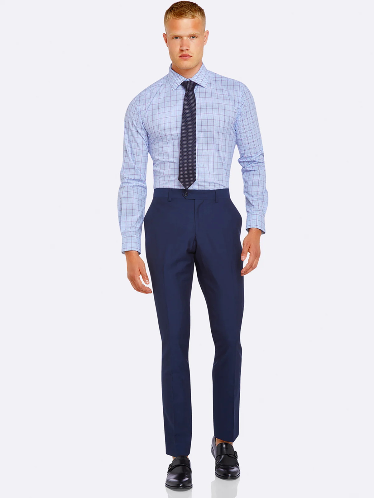 Auden Wool Linen Suit Trousers Gun - Image 6