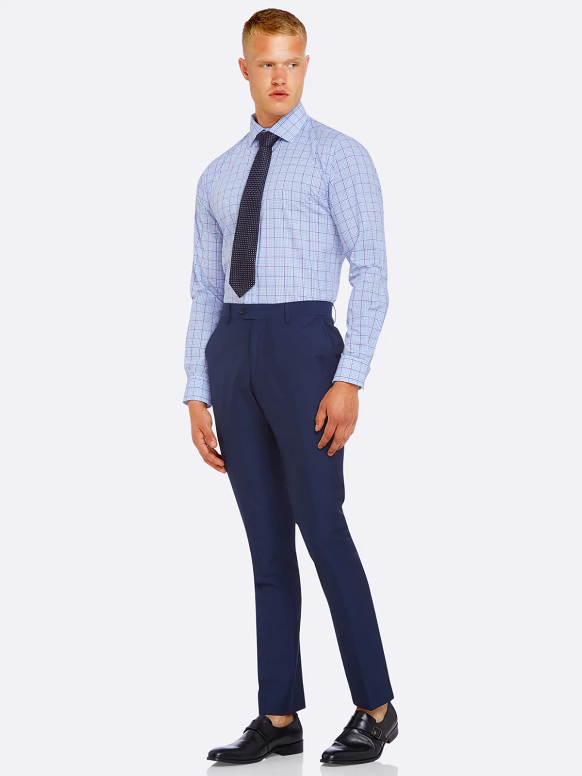 Auden Wool Linen Suit Trousers Gun - Image 8