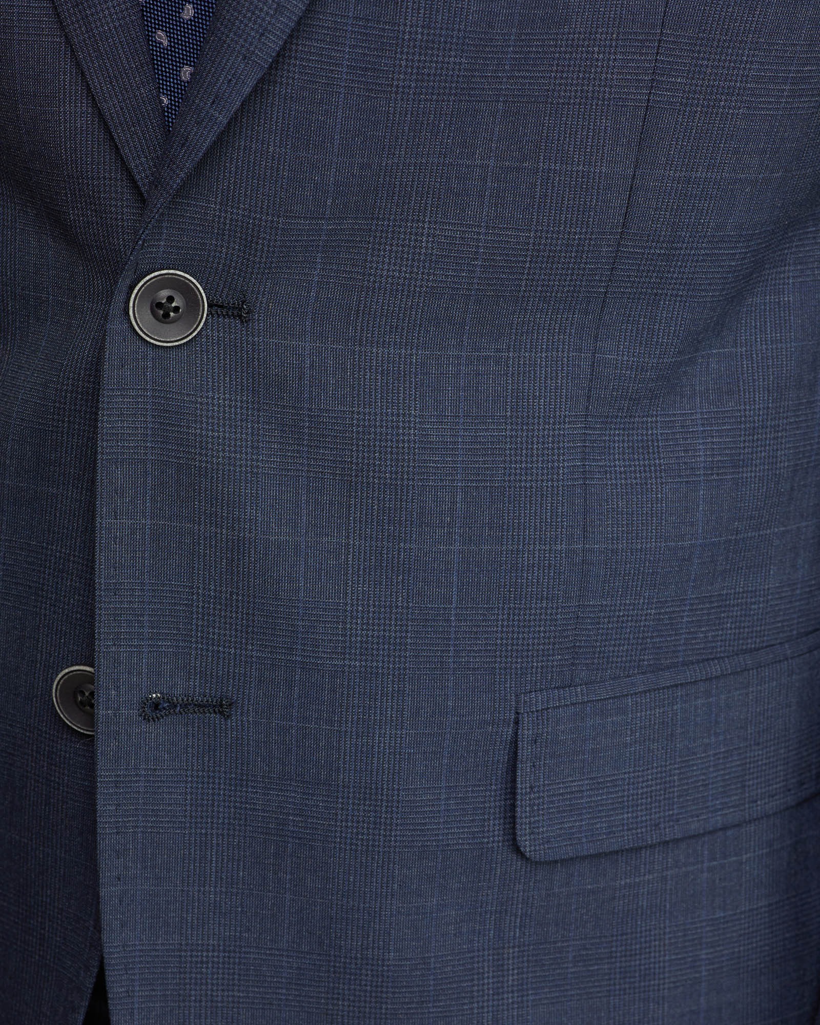 Auden Wool Stretch Check Suit Jacket - Image 6