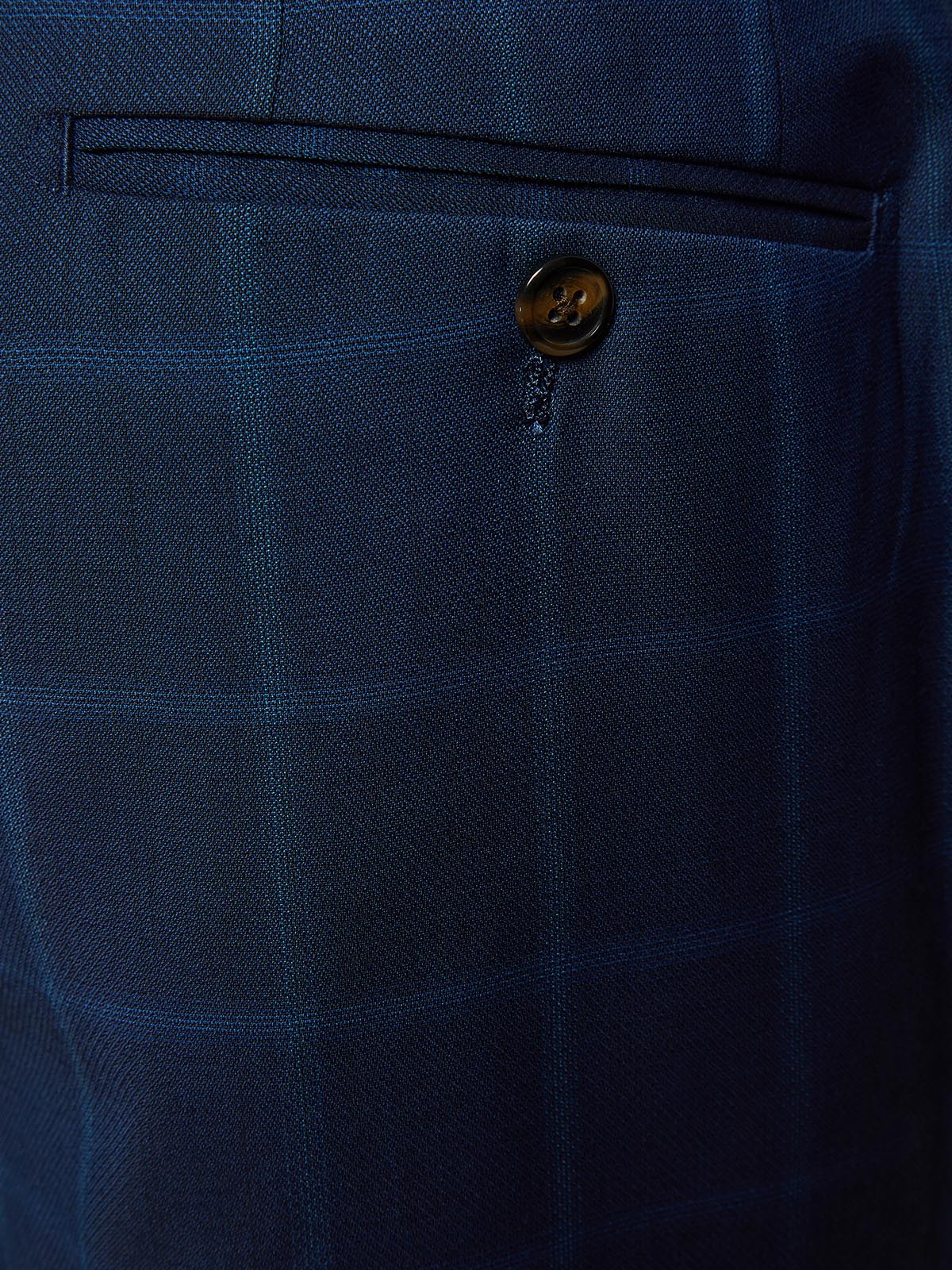 Auden Wool Suit Checked Trousers - Image 6