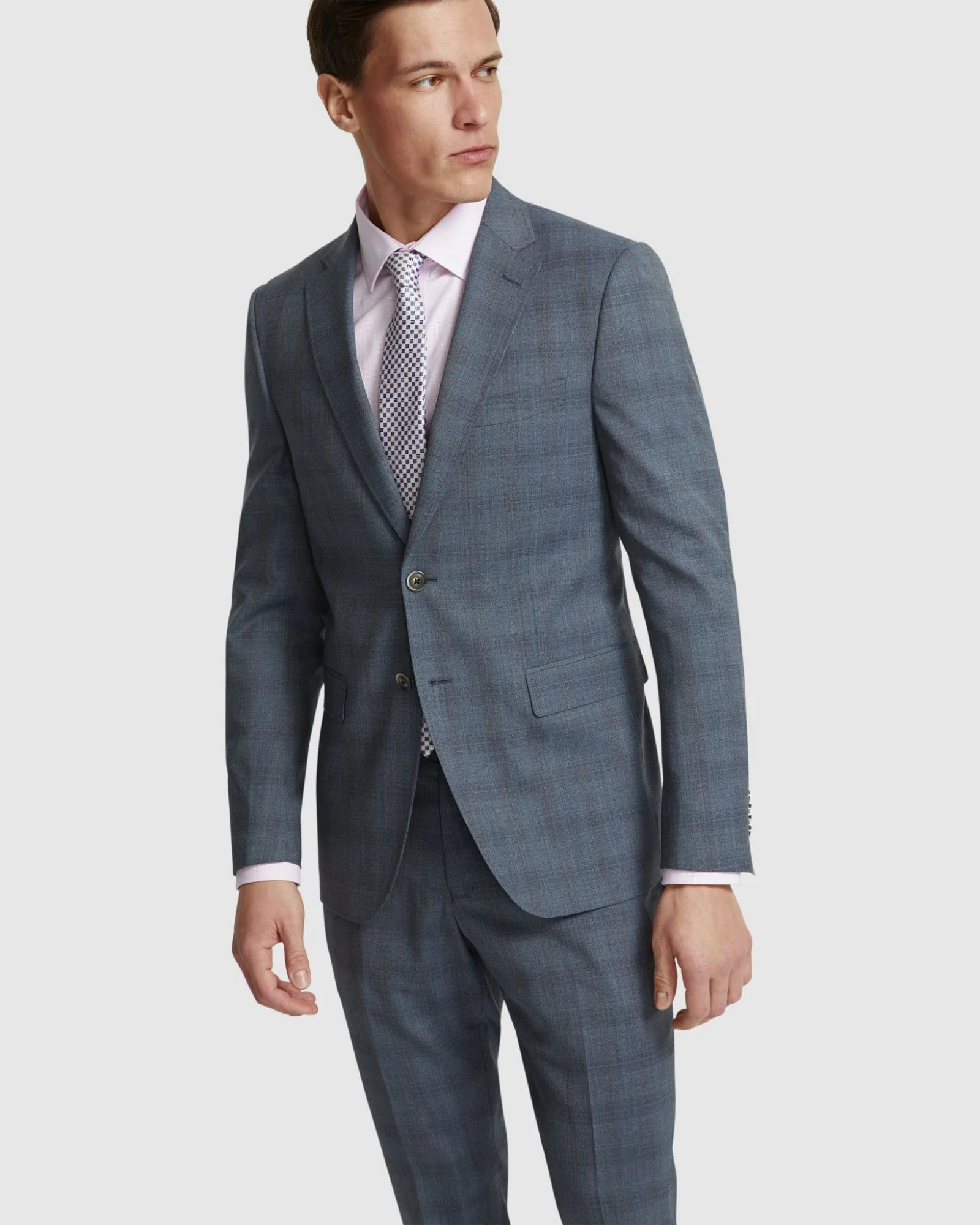 Auden Wool Check Suit Jacket - Image 4
