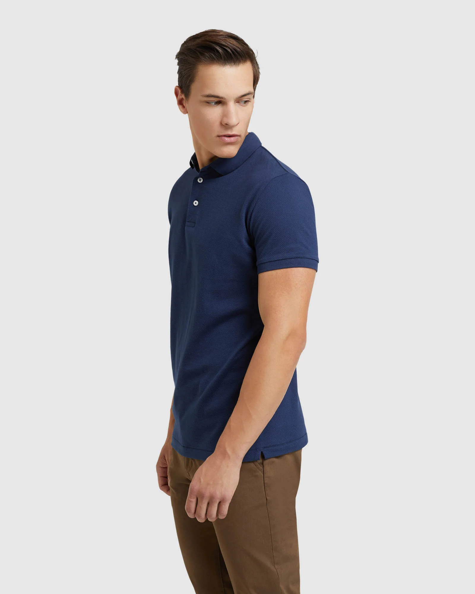 Austin Organic Cotton Knit Polo - Image 2