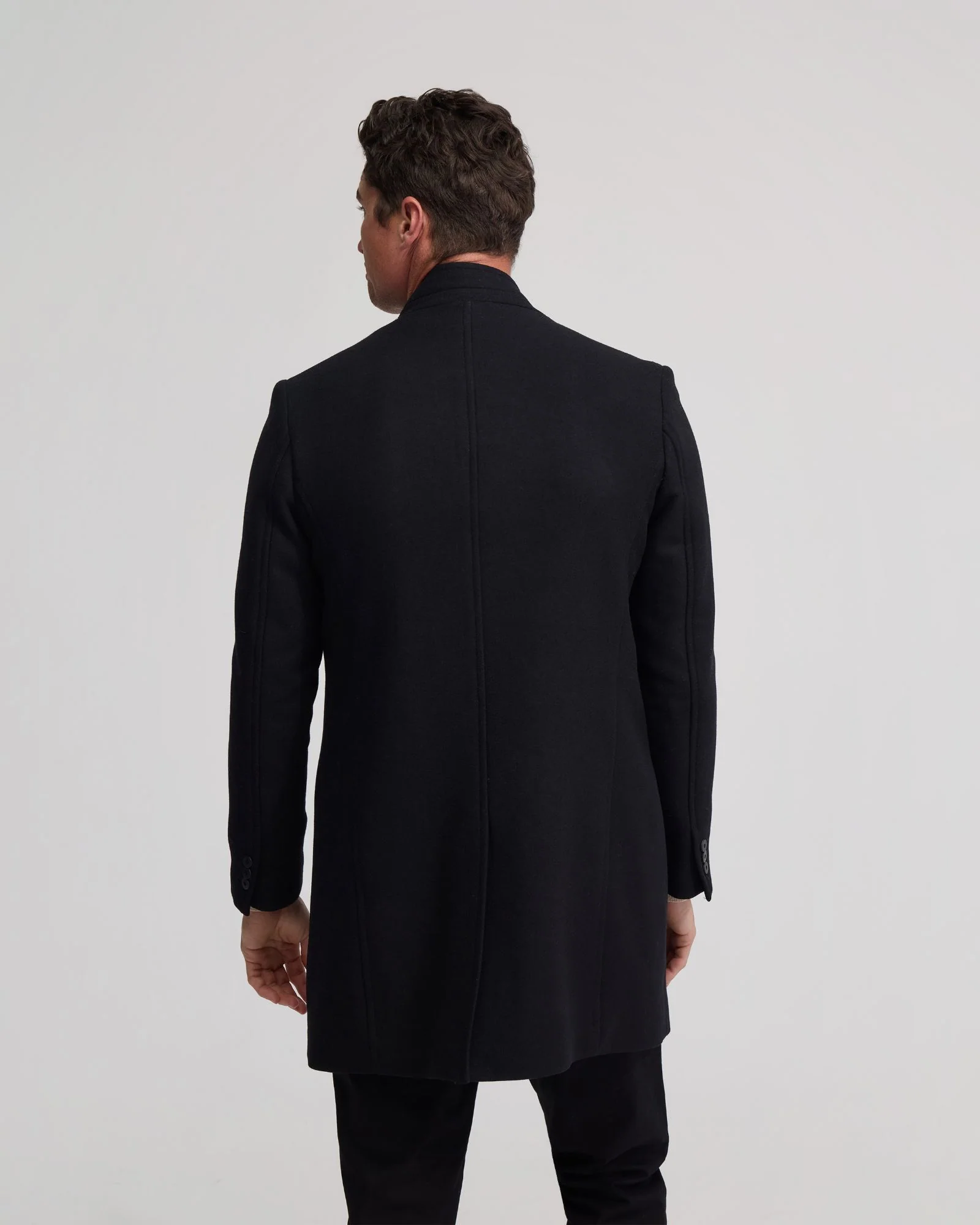 Austin Wool Rich Twill Coat - Image 3