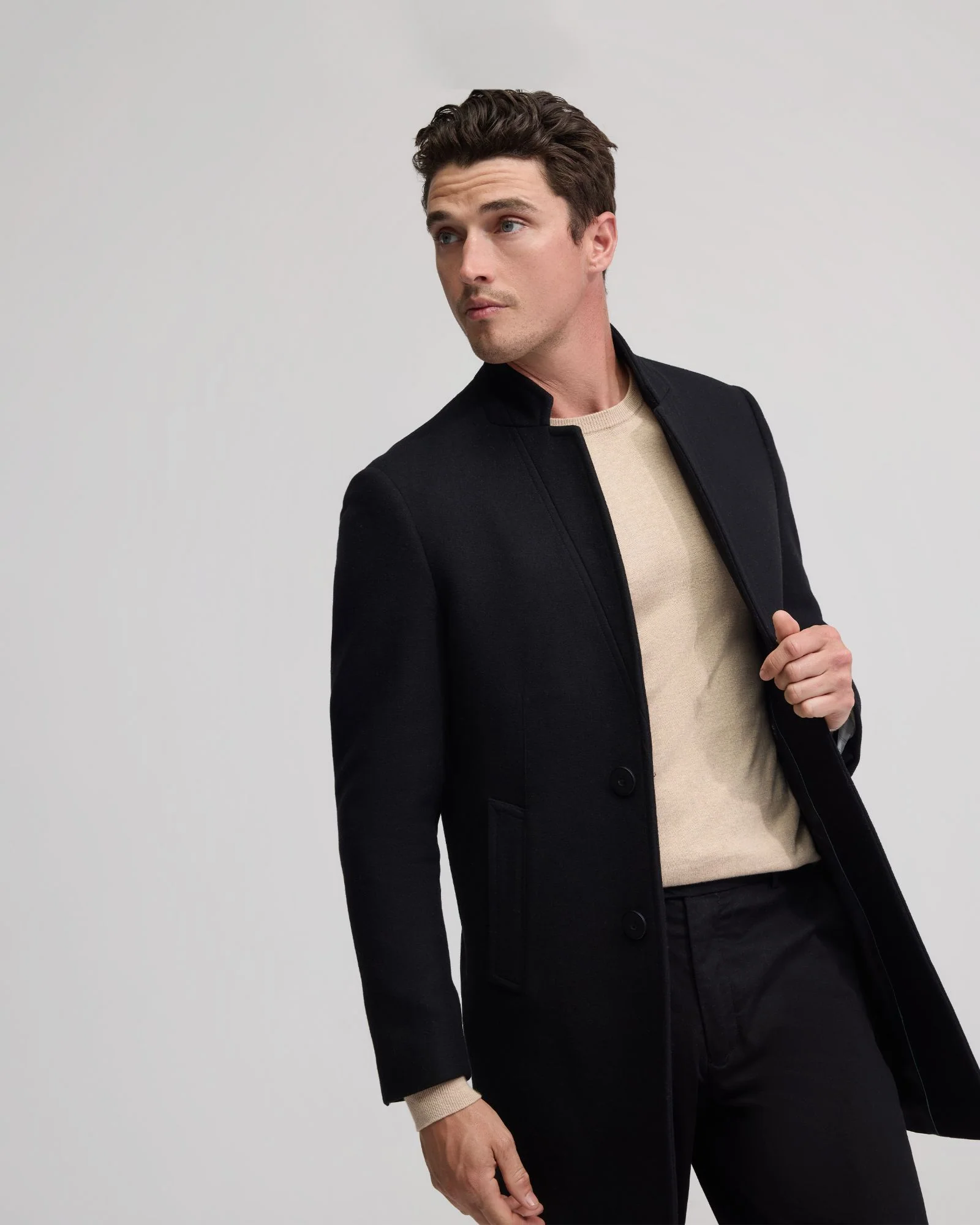 Austin Wool Rich Twill Coat - Image 4